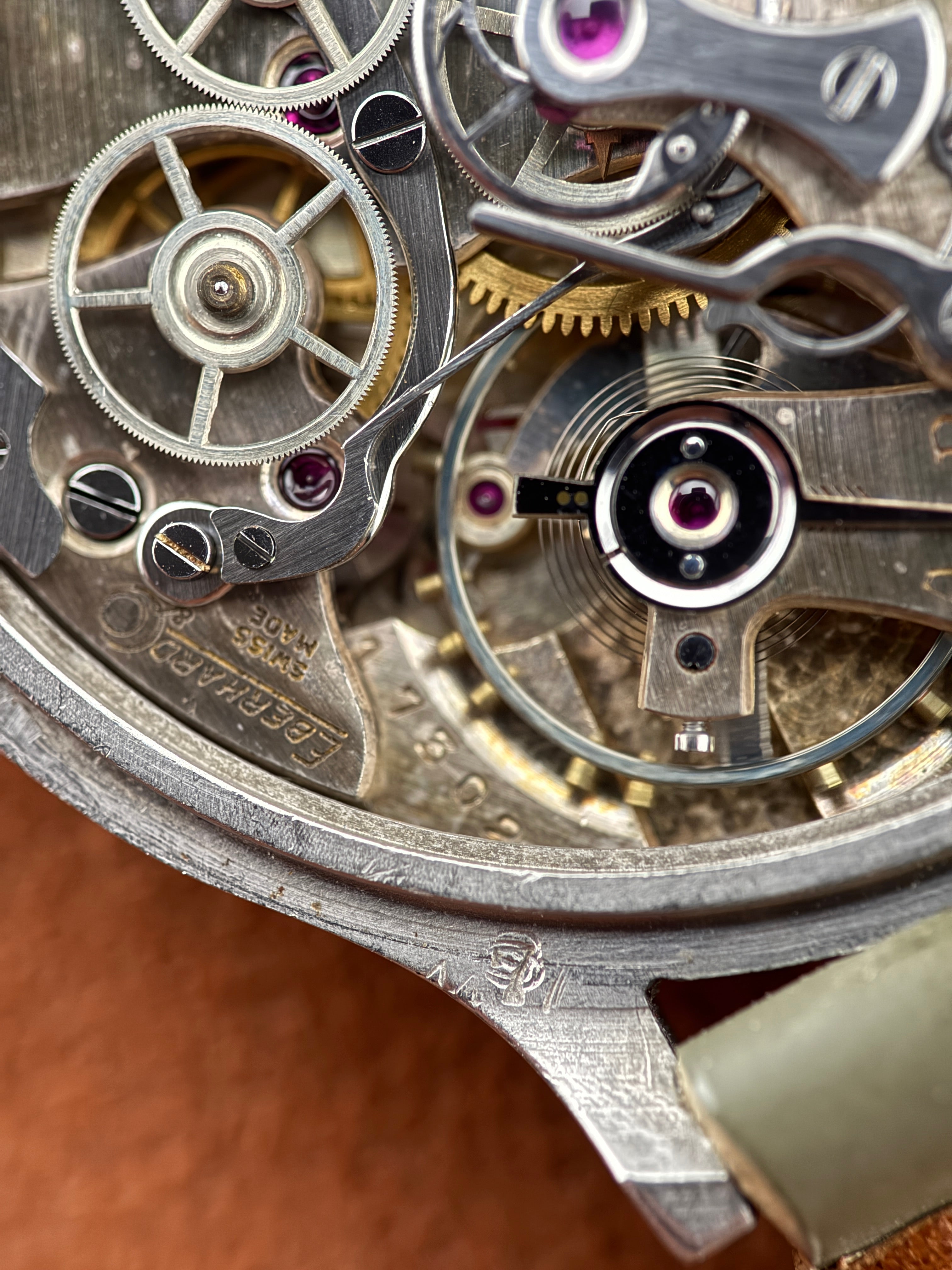 Eberhard & Co. Pre-Extra Fort “Split”, Stainless Steel, Split-Seconds Chronograph, Circa 1940