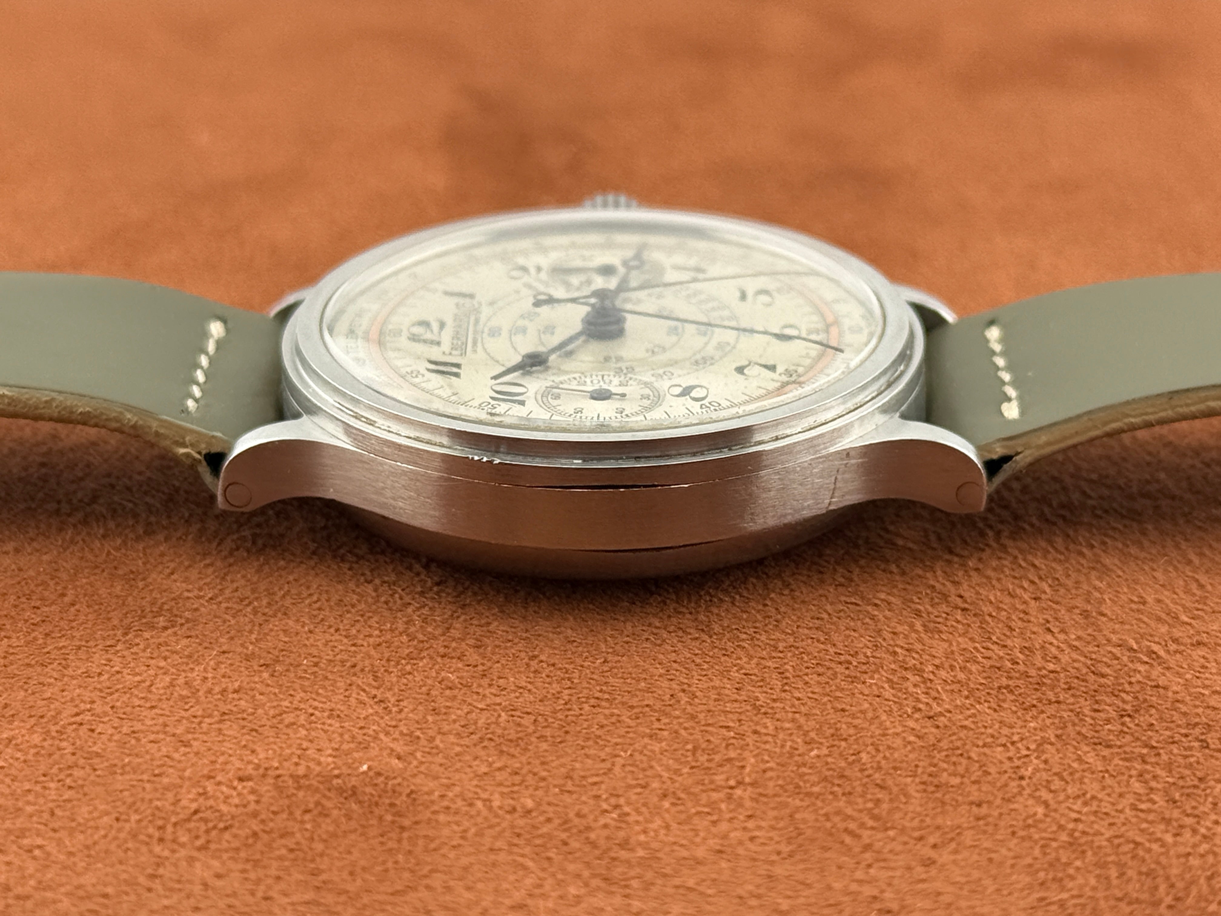 Eberhard & Co. Pre-Extra Fort “Split”, Stainless Steel, Split-Seconds Chronograph, Circa 1940