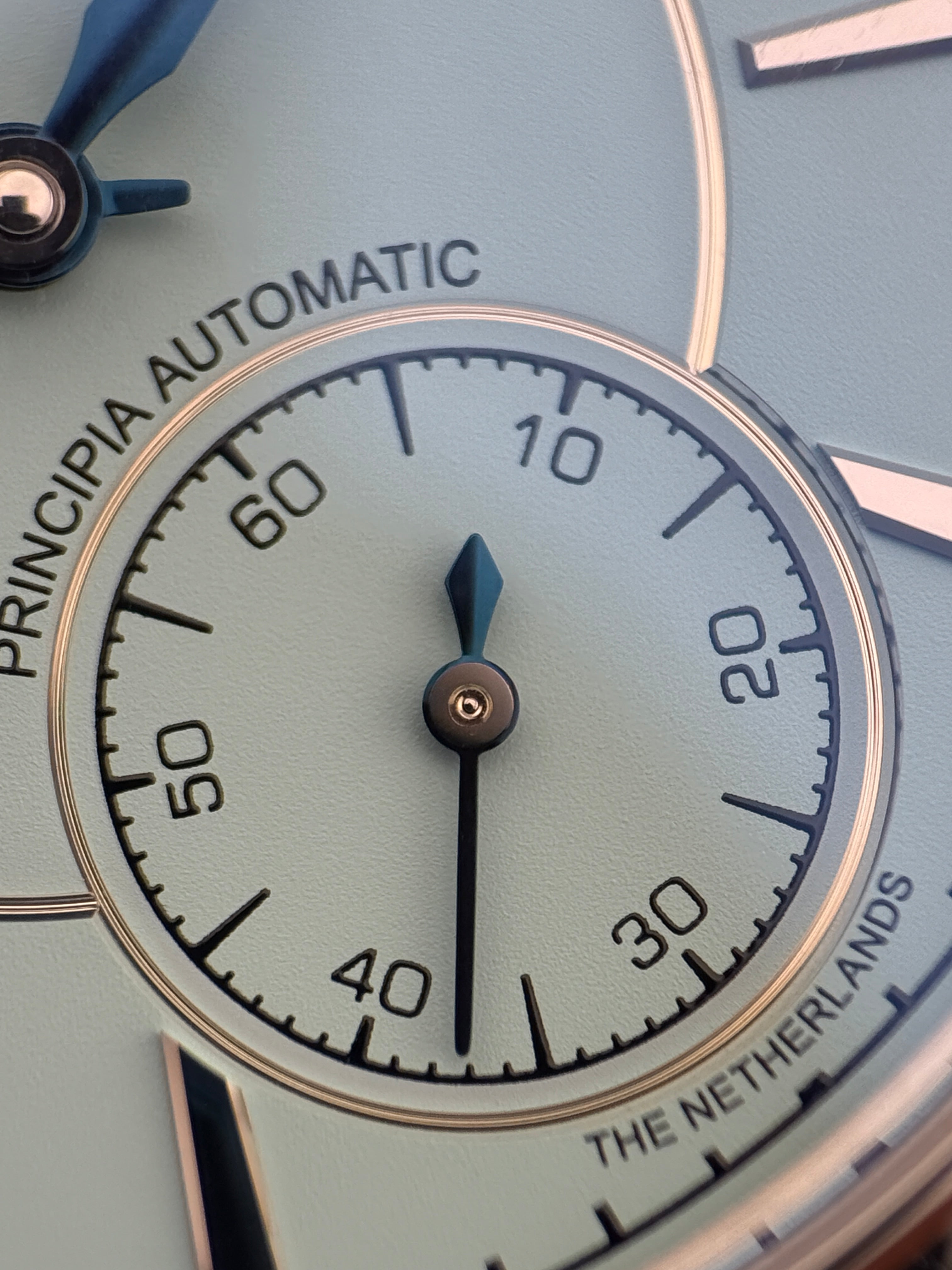 Grönefeld 1941 Principia Stainless Steel — Ice Blue Dial, Full Set, November 2023