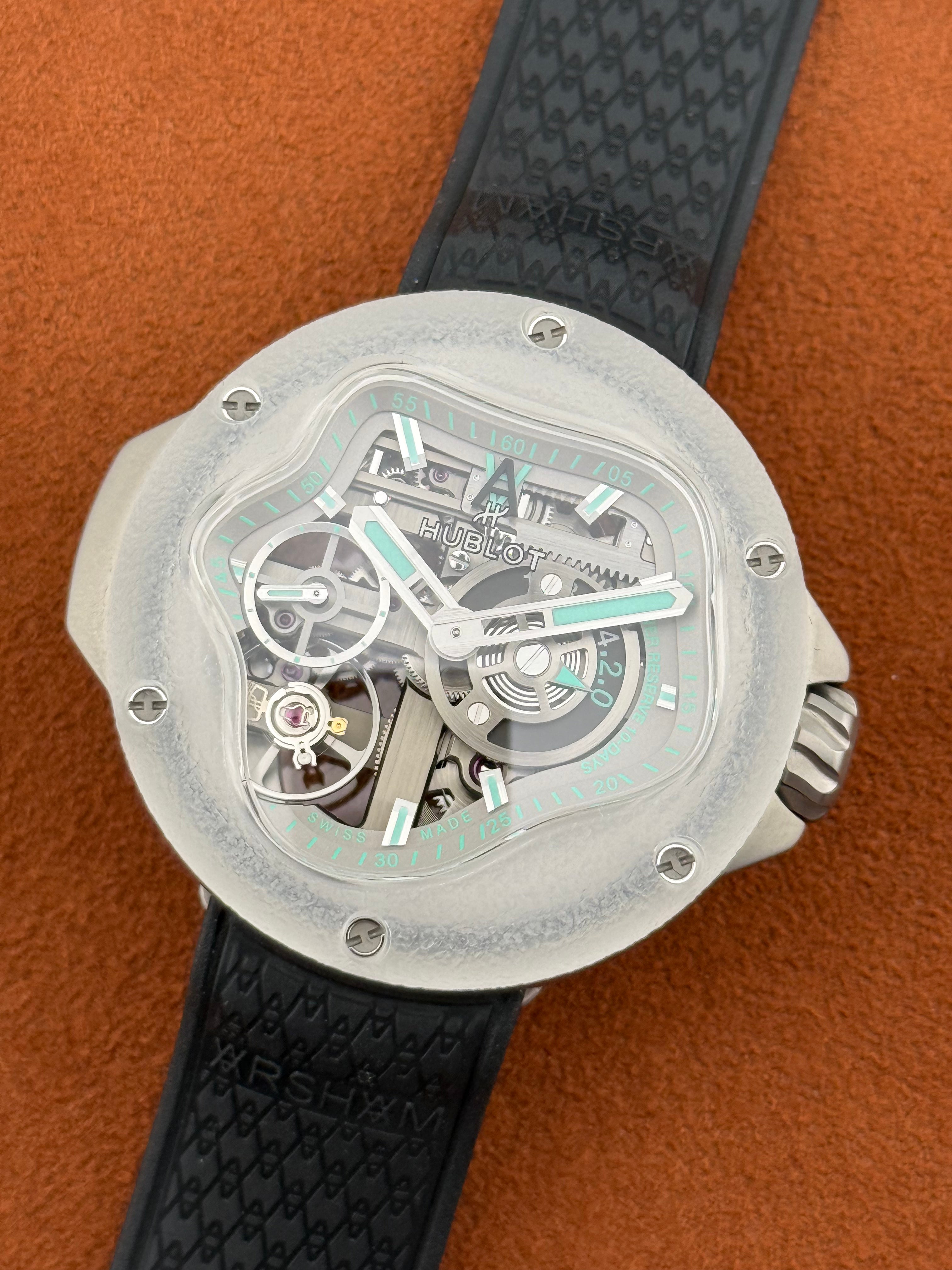 Hublot MP-17 Meca-10 Arsham Splash Titanium Sapphire Ref. 917.NJ.6909.RX – Full Set 2025