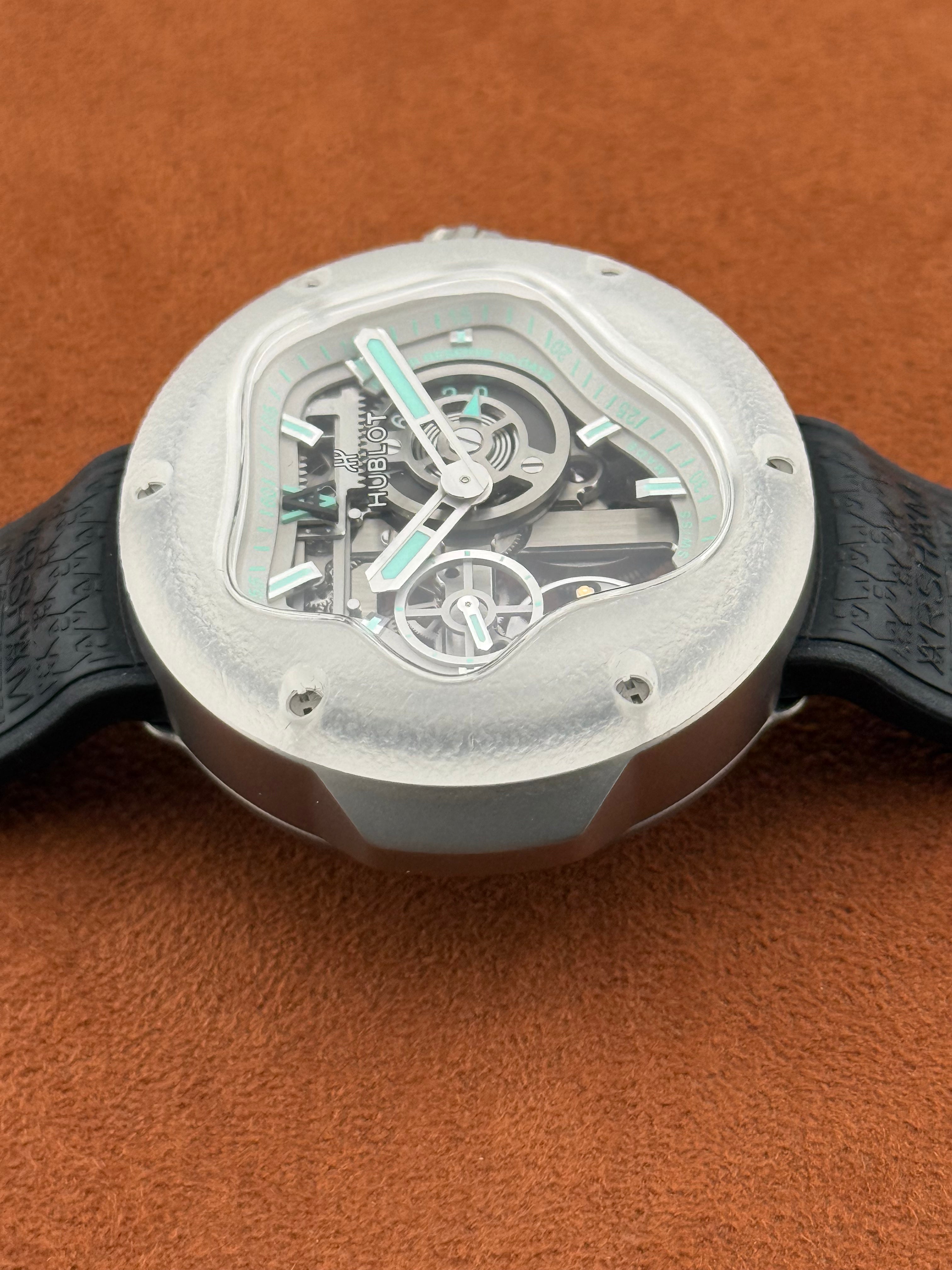 Hublot MP-17 Meca-10 Arsham Splash Titanium Sapphire Ref. 917.NJ.6909.RX – Full Set 2025