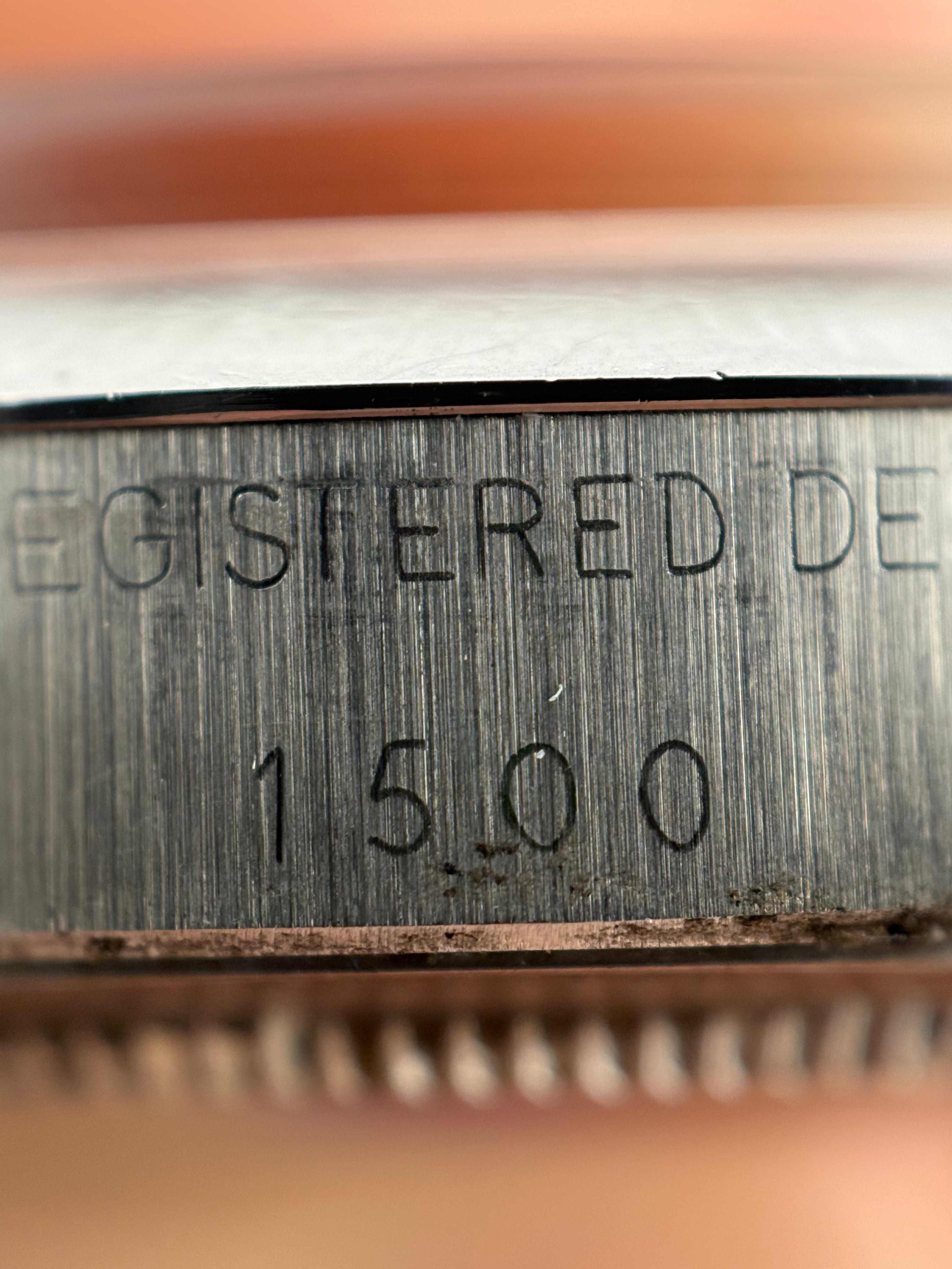Rolex Oyster Perpetual Date Ref. 1500 – Steel, UAE Crest Dial, Sheikh Mohammed bin Rashid Signature
