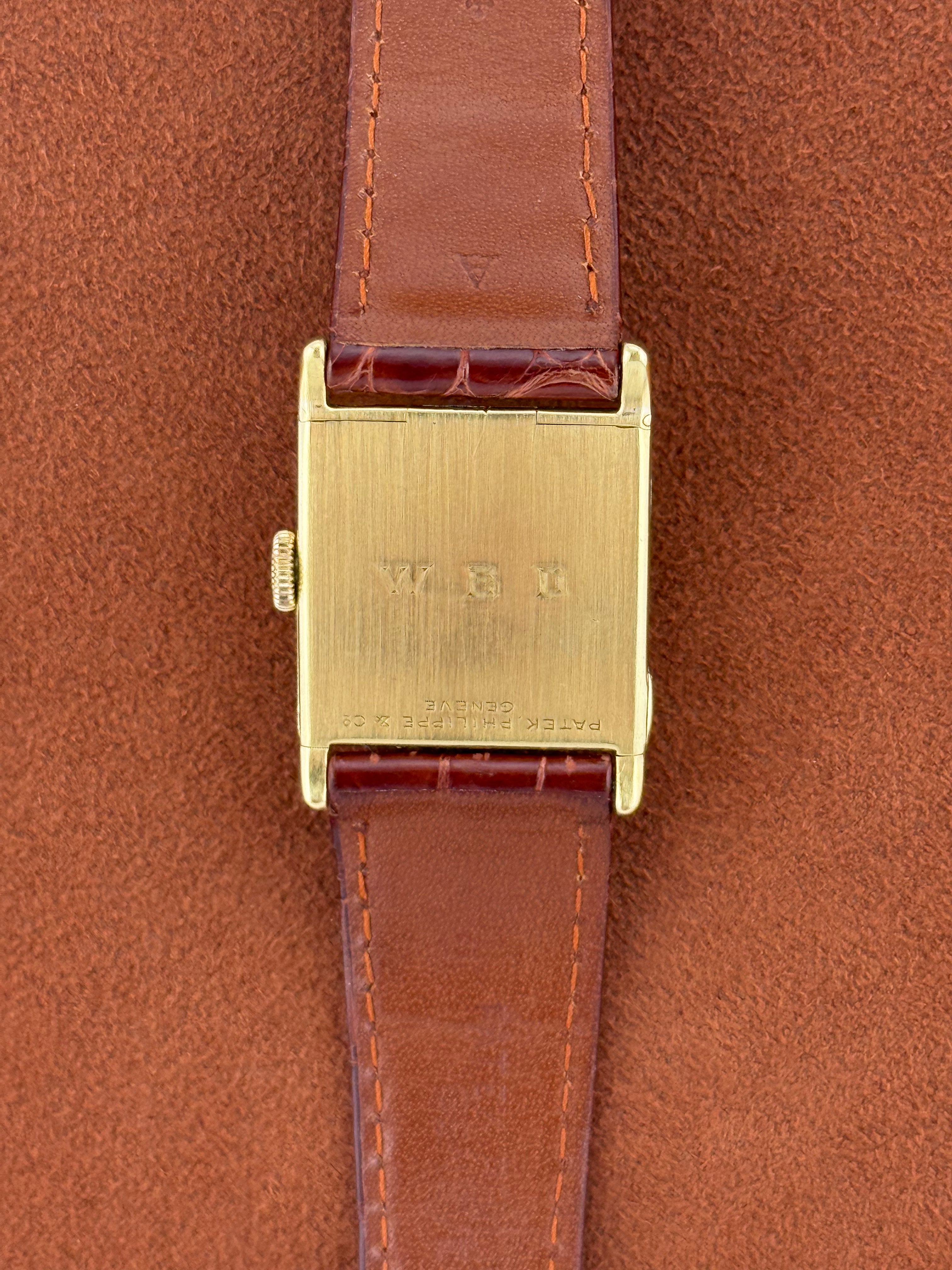 Patek Philippe Pre-Reference Square Wristwatch – 18K Yellow Gold, Extract from the Archives, 1926