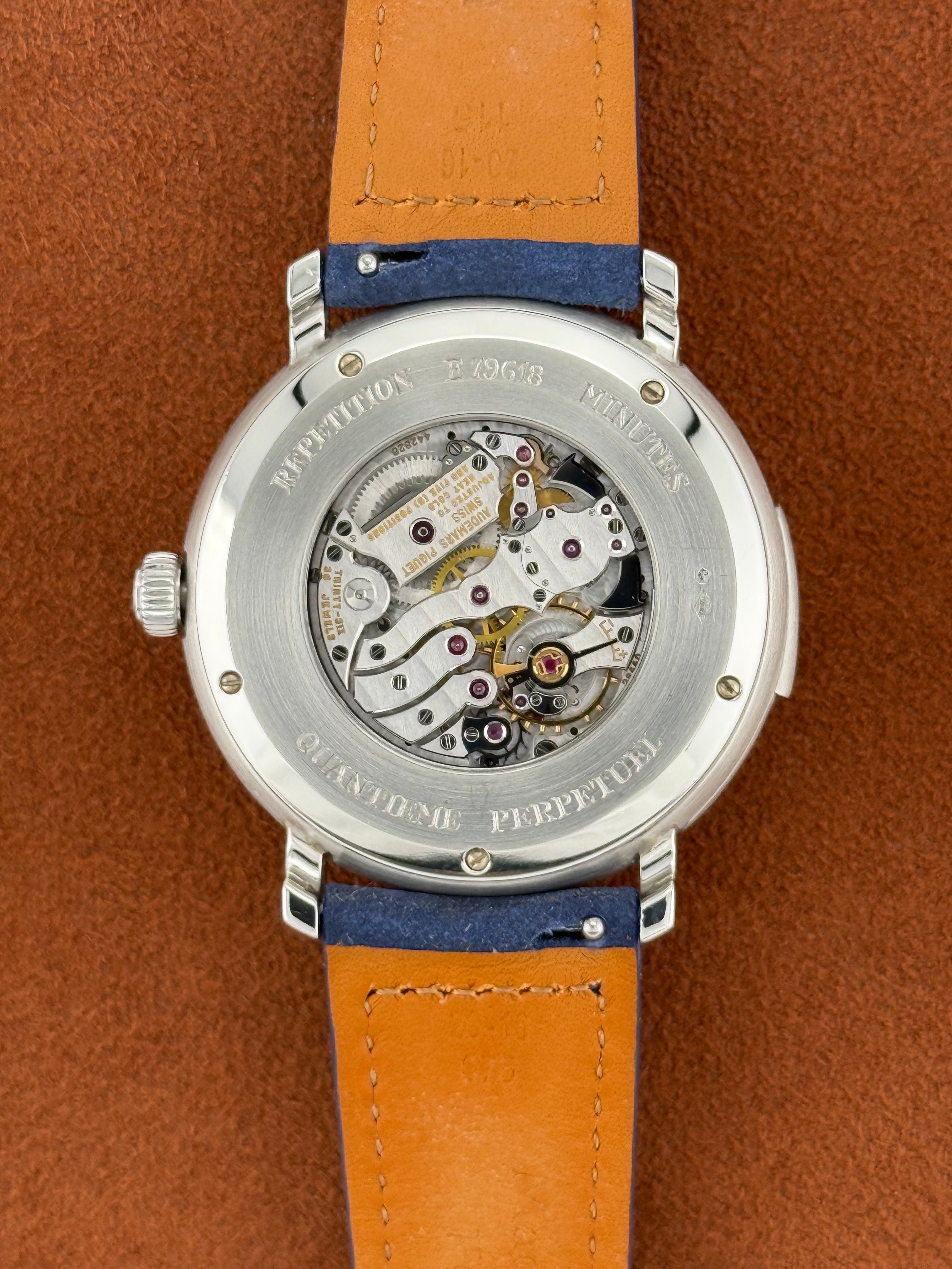 Audemars Piguet Jules Audemars Minute Repeater Perpetual Calendar Ref. 25918PT – Platinum, Special-Order Dial