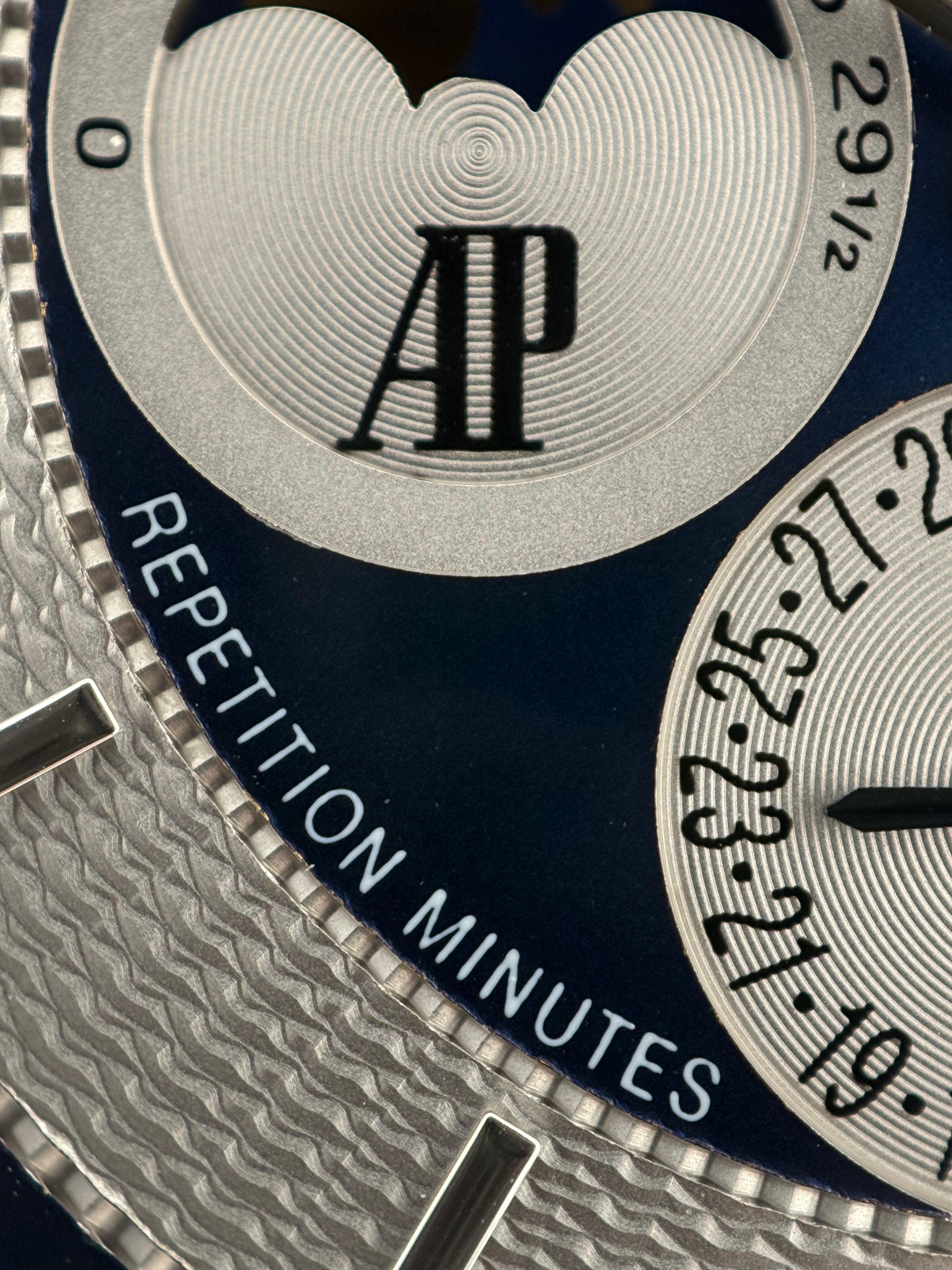 Audemars Piguet Jules Audemars Minute Repeater Perpetual Calendar Ref. 25918PT – Platinum, Special-Order Dial