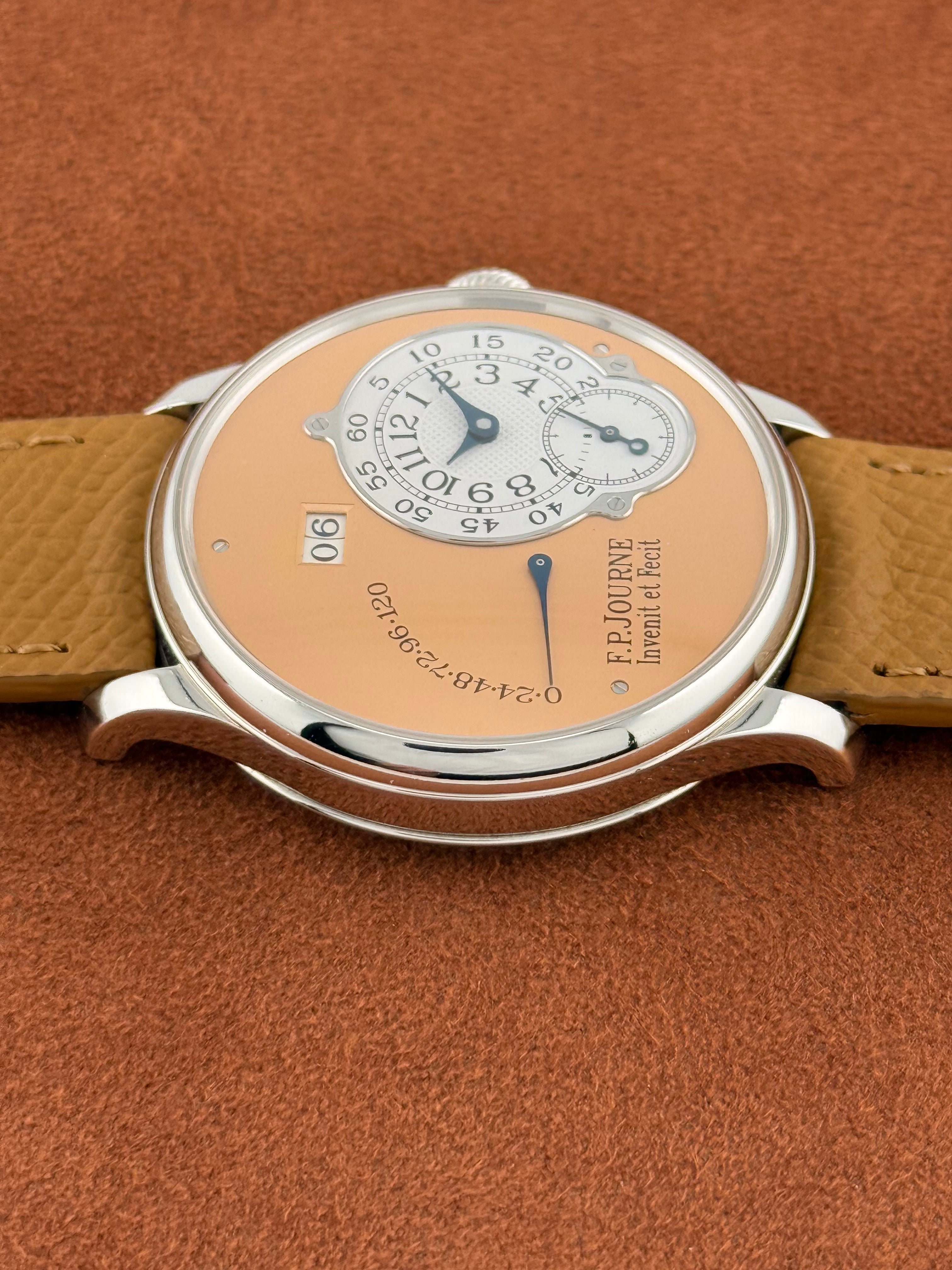 F.P. Journe Octa Automatique Réserve de Marche – platino, esfera de oro rosa, movimiento de latón