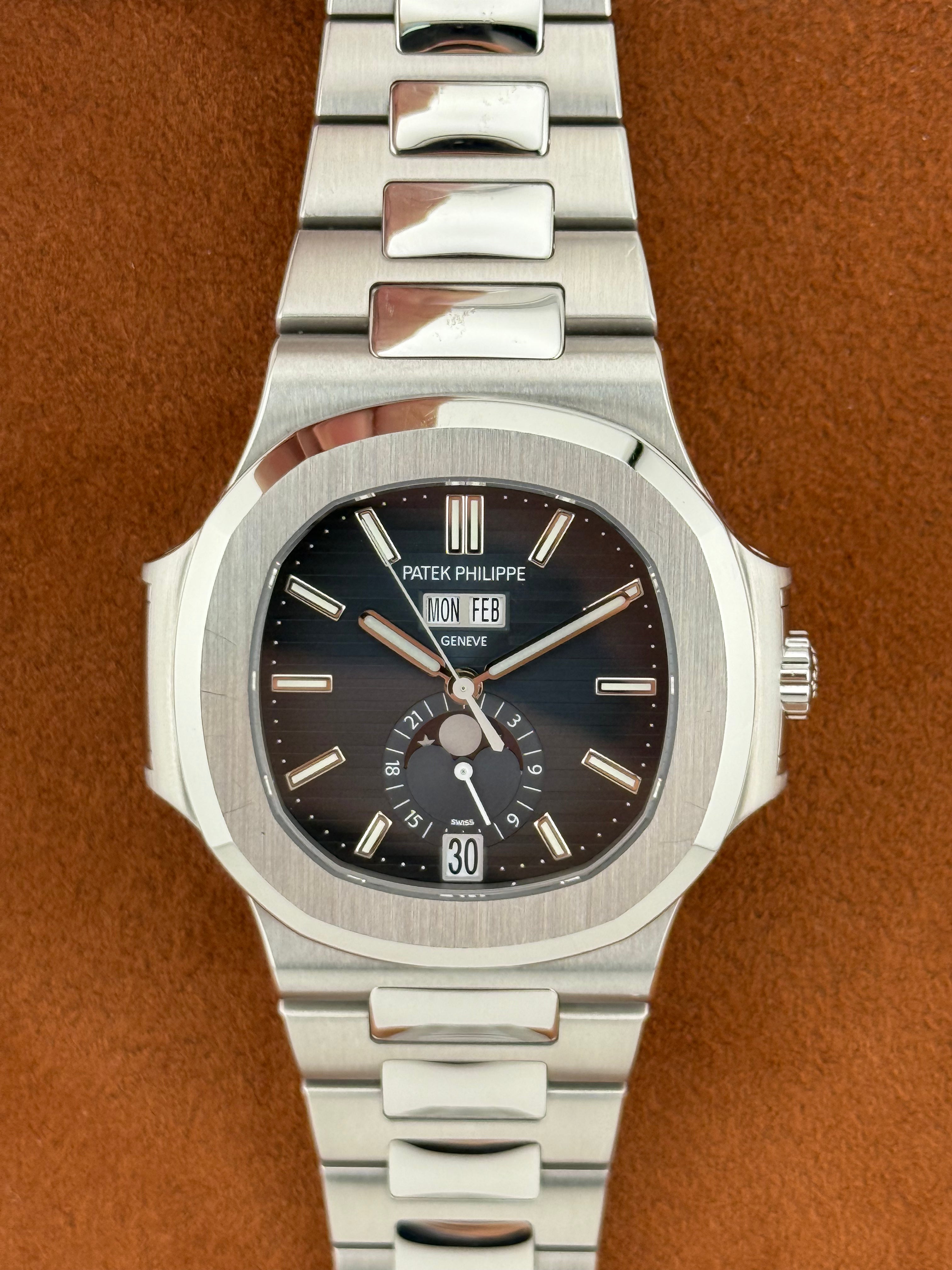 Patek Philippe - Nautilus Annual Calendar Moon Phase — Ref. 5726/1A-014