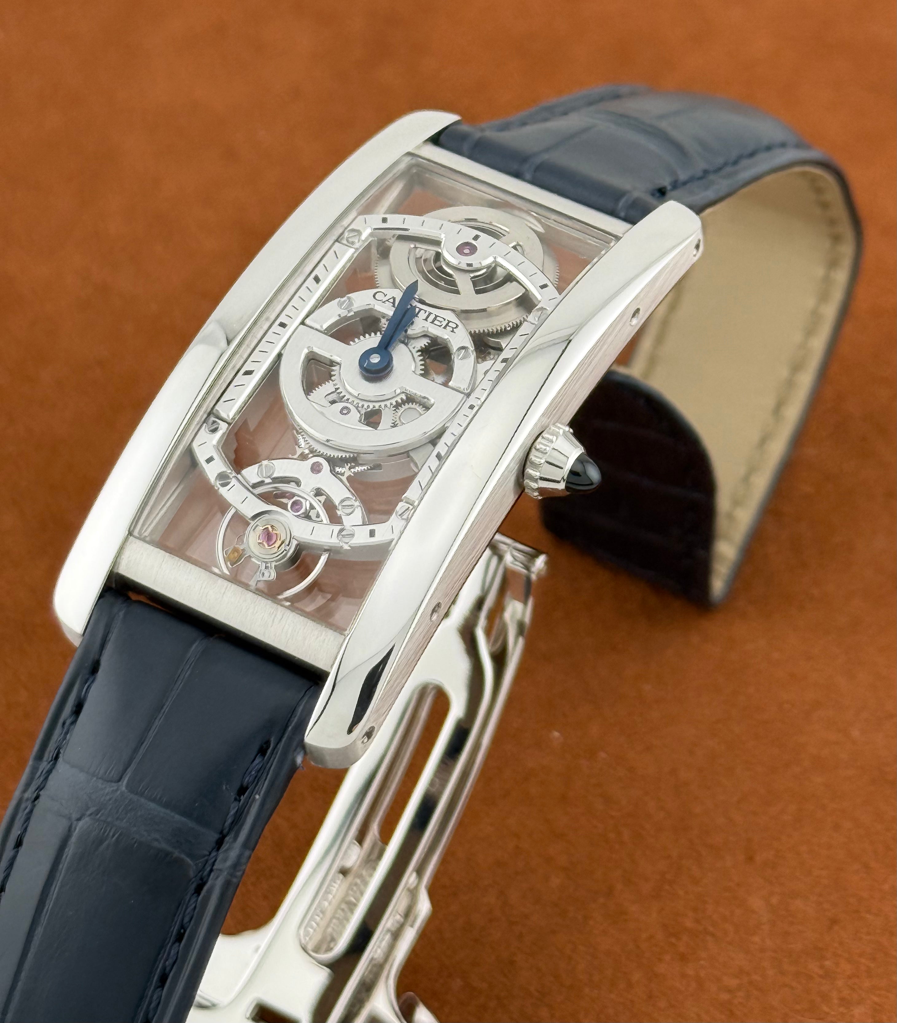 Cartier Tank Cintrée Skeleton