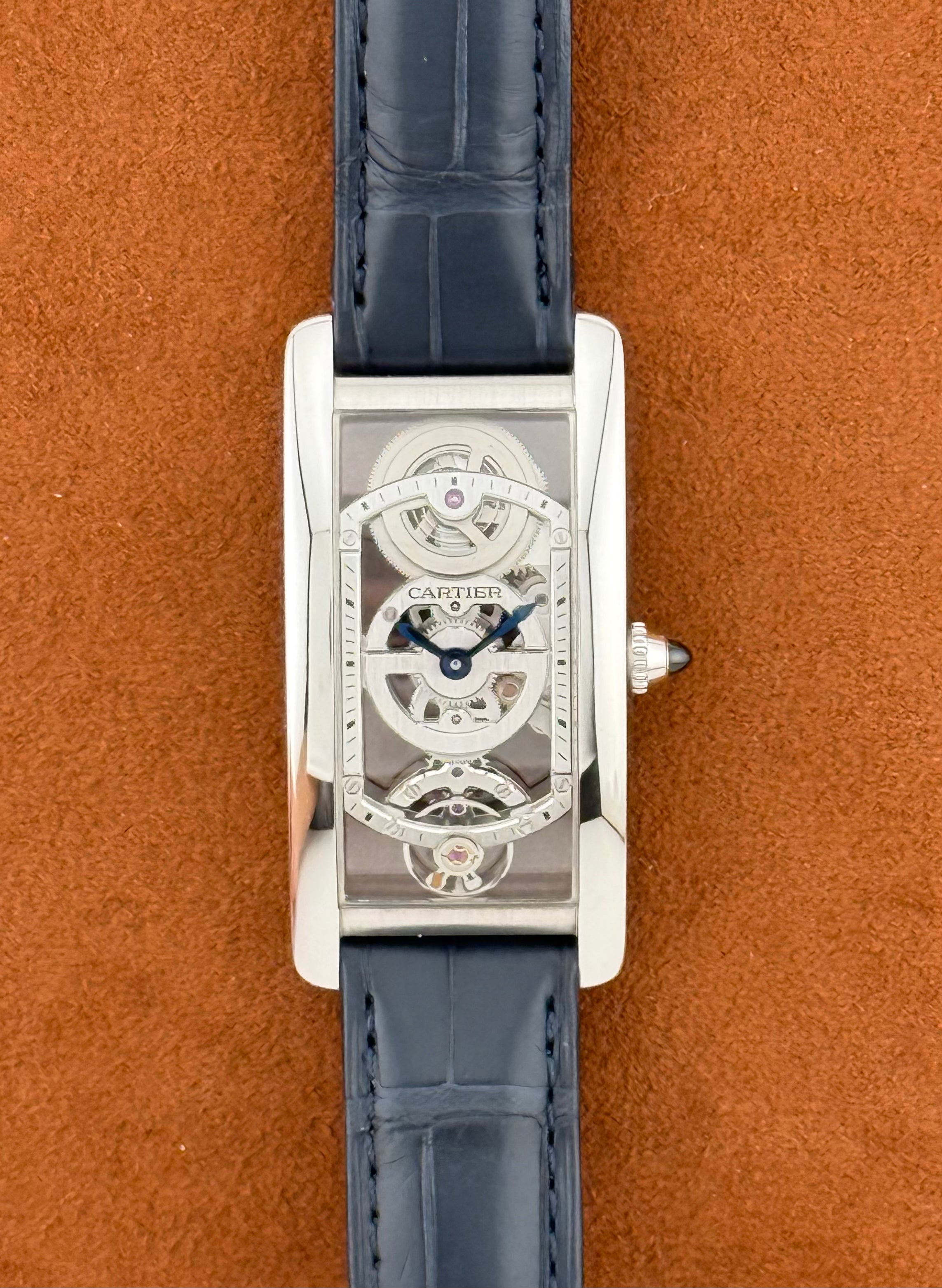 Cartier Tank Cintrée Skeleton