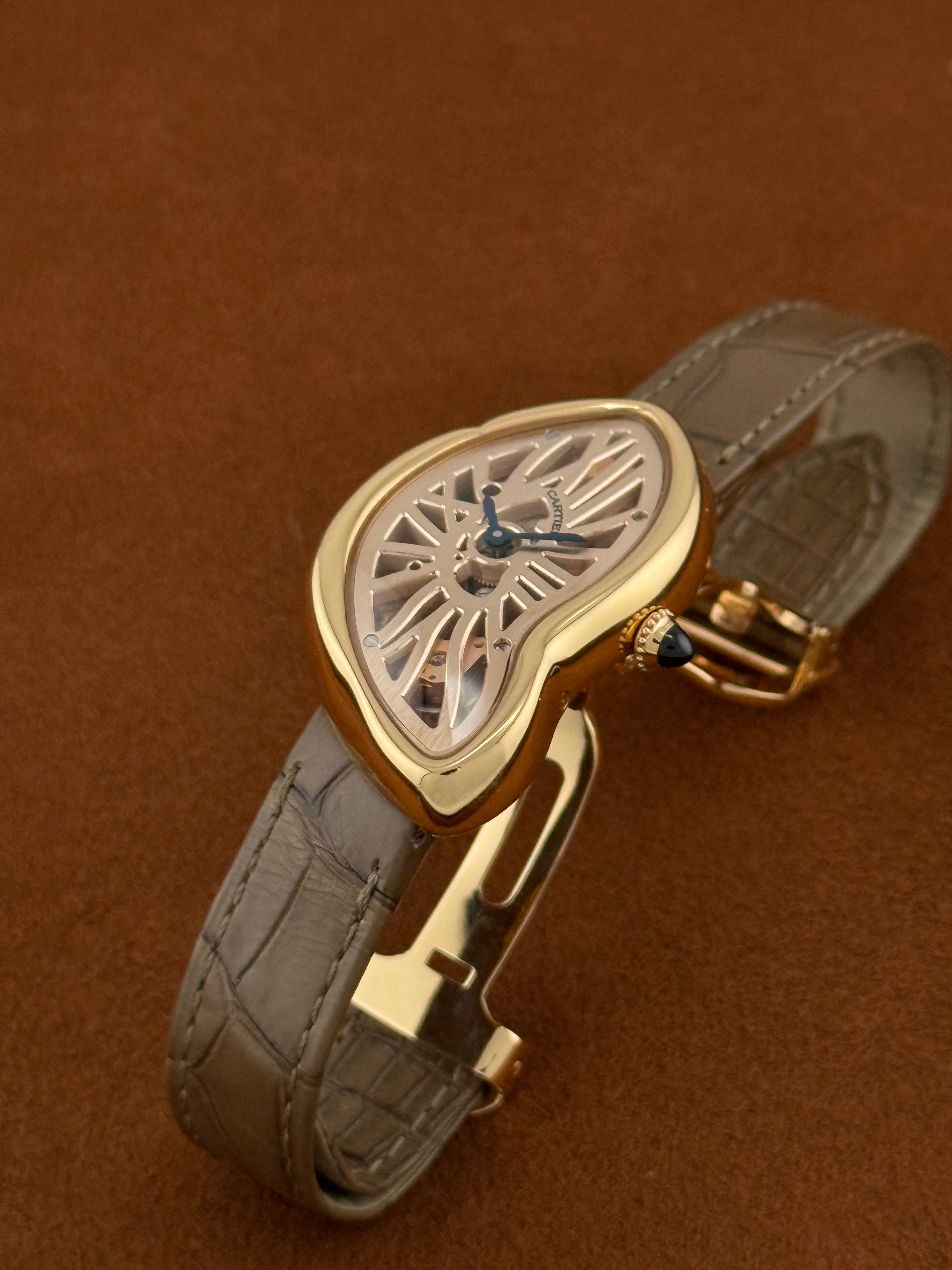 Cartier Crash Skeleton Rose Gold full set ref. CRWHCH0006