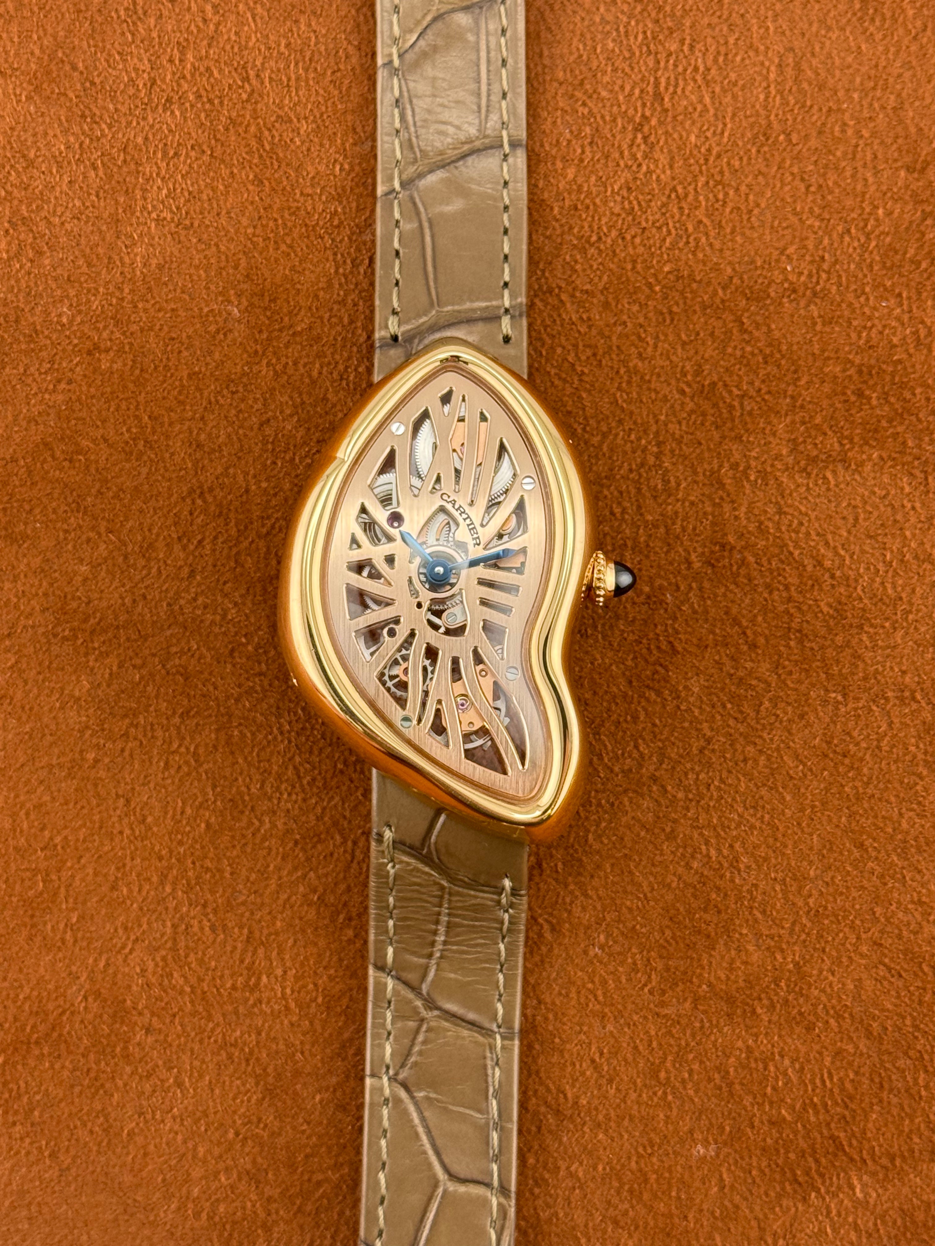 Cartier Crash Skeleton Rose Gold full set ref. CRWHCH0006