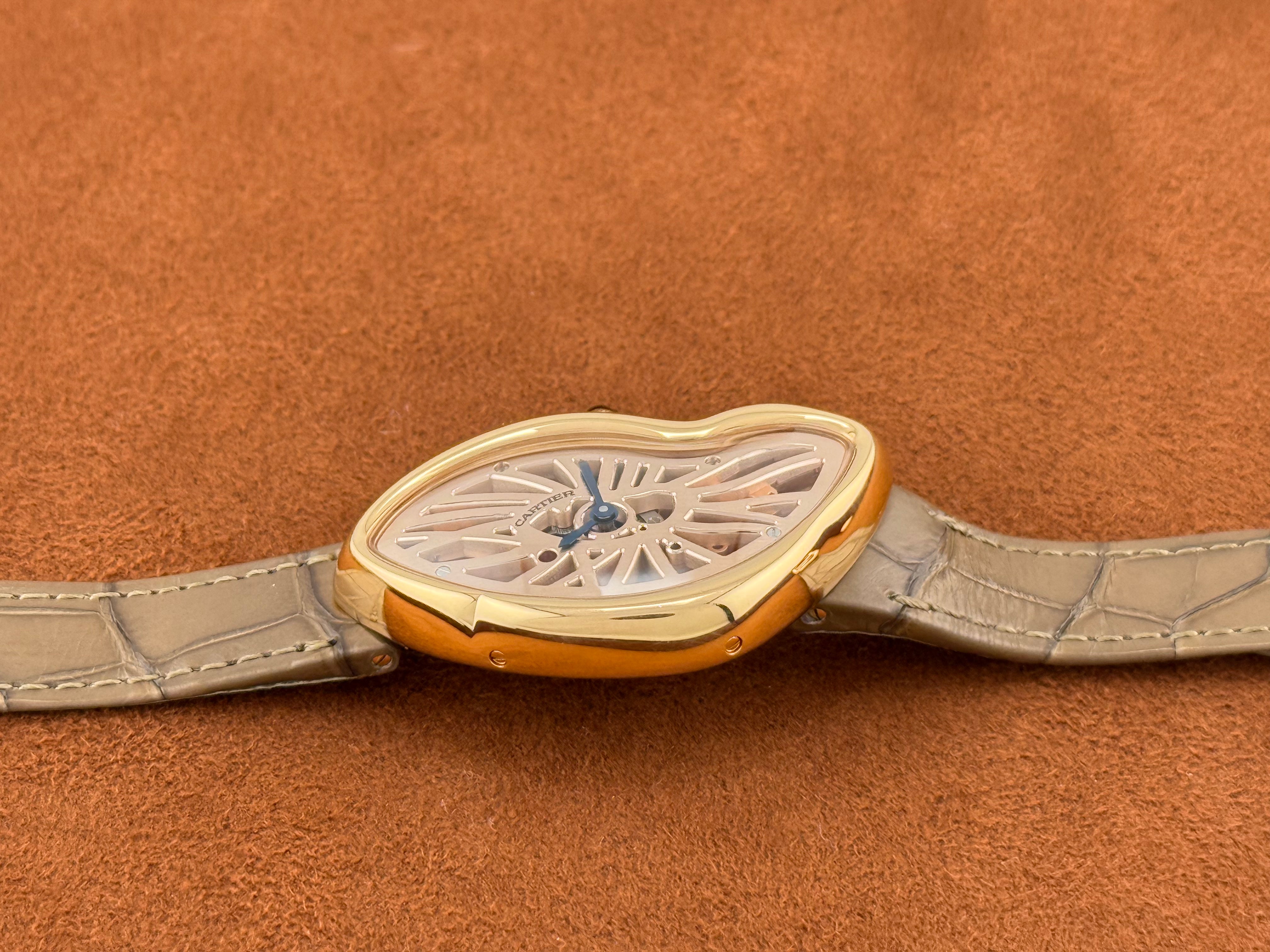 Cartier Crash Skeleton Rose Gold full set ref. CRWHCH0006