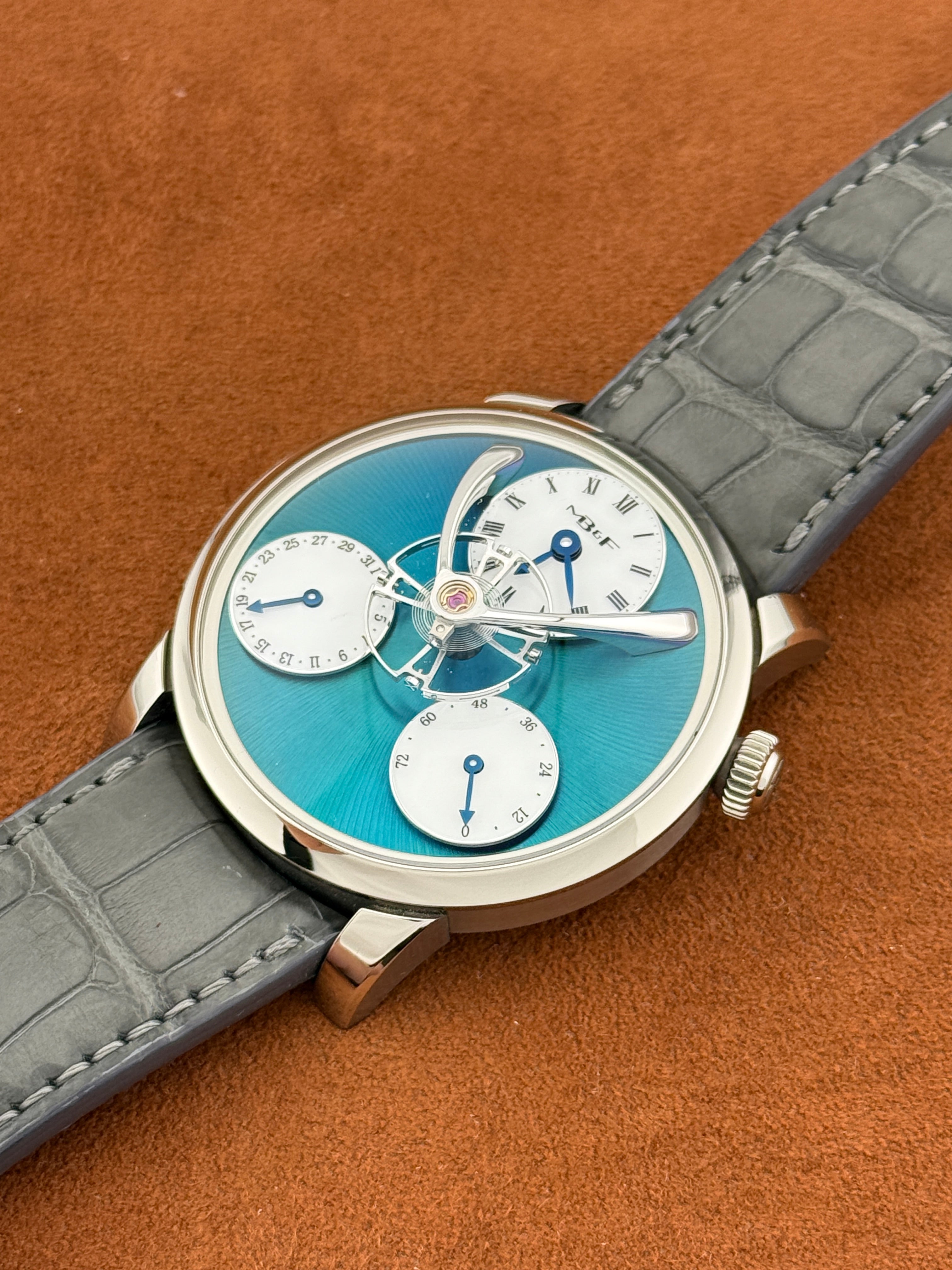 MB&F LM Split escapement Titanium Green Edition: limited to 33 pieces