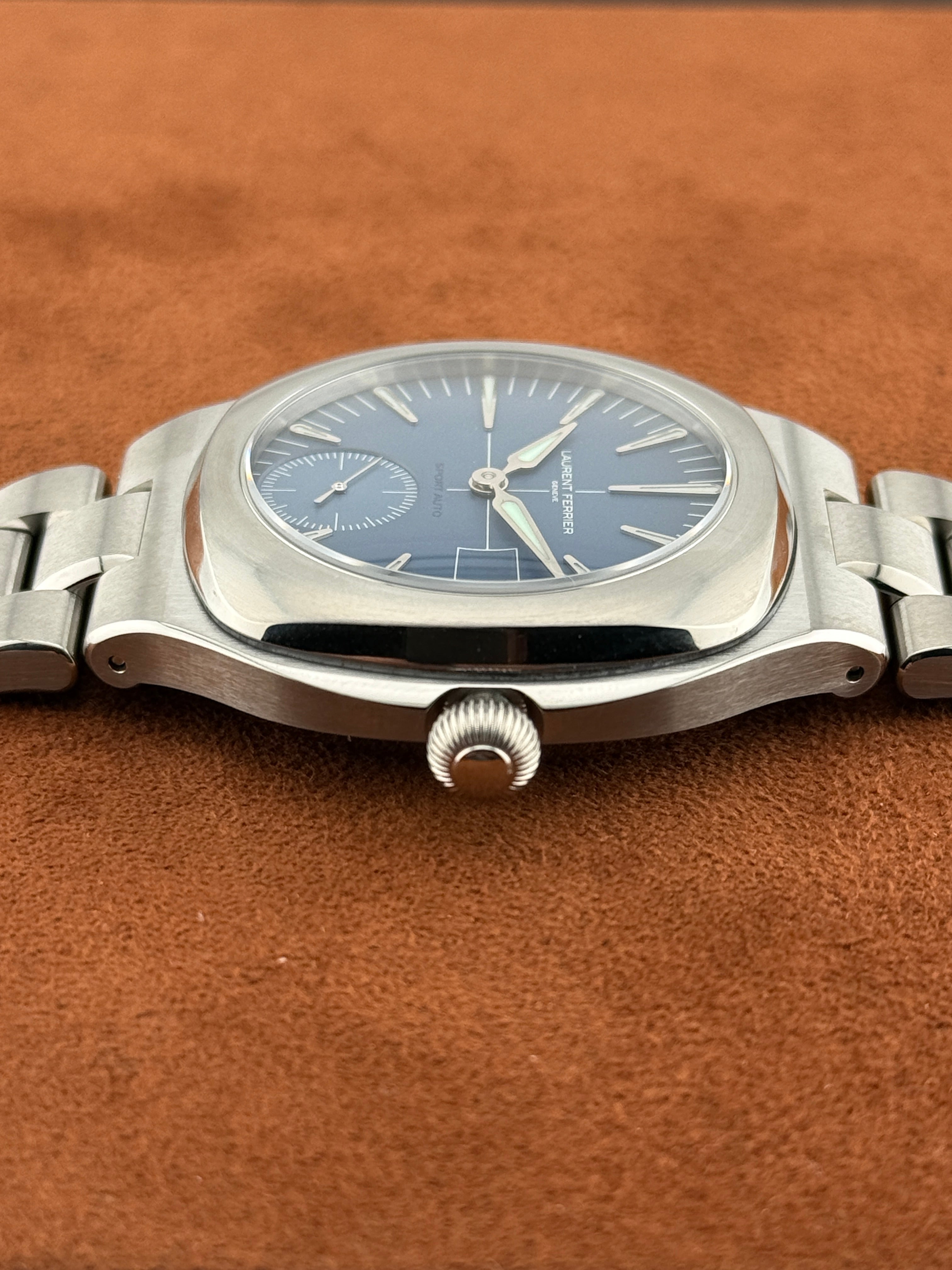 Laurent Ferrier Sport Auto Titanium Blue Dial — Full Set, 2023