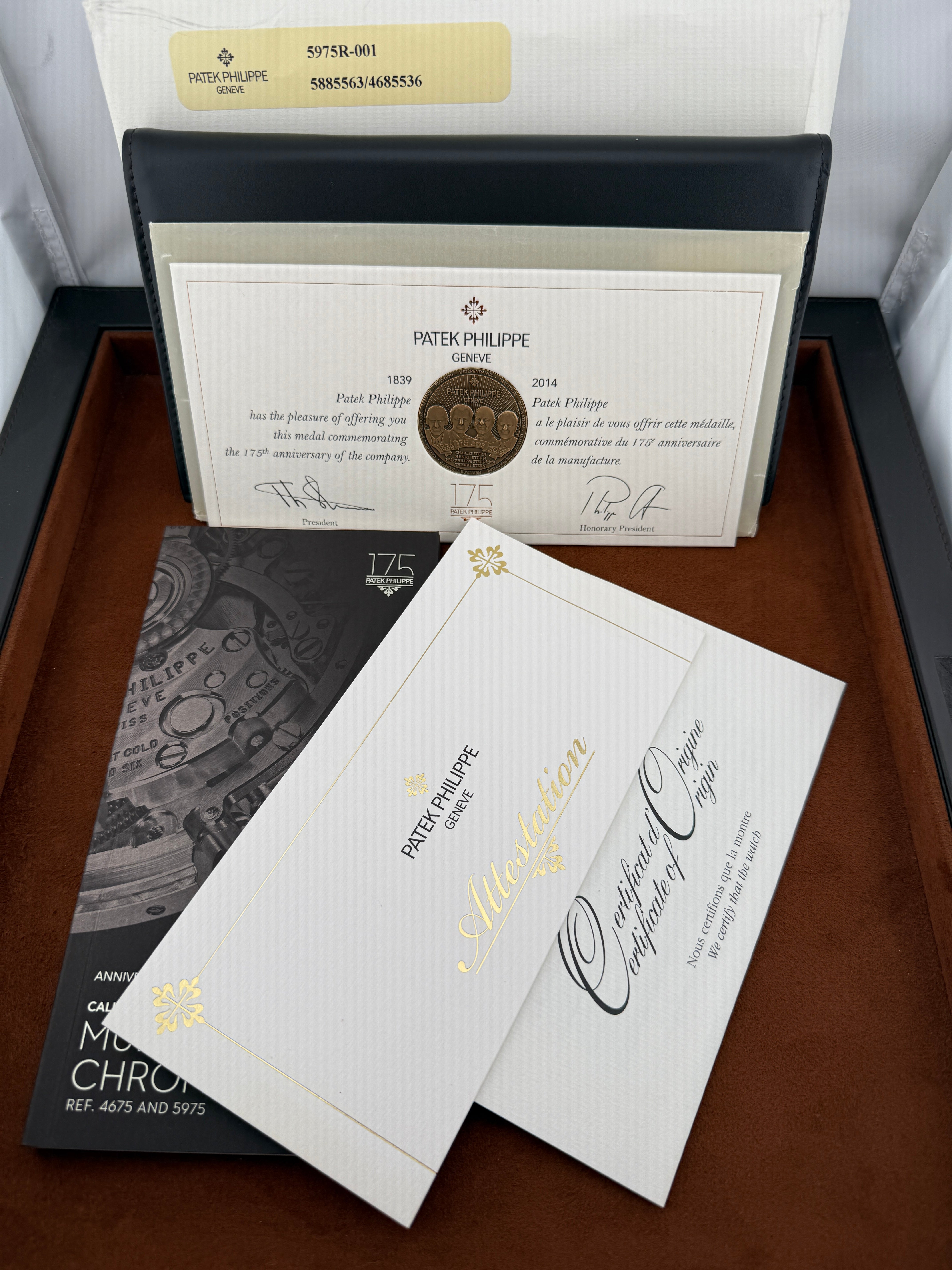 Patek Philippe Ref. 5975R-001 unworn and complete from 2015
