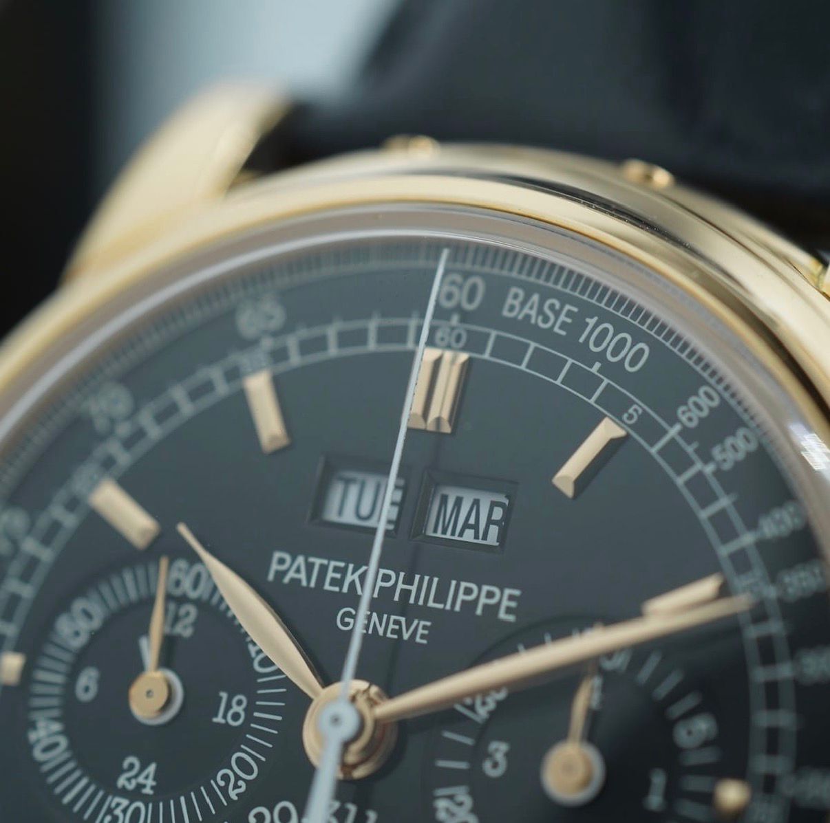 Patek Philippe Perpetual Calendar Chronograph Ref. 5970R-019, Pink Gold, Black Dial, Special Order, 2015