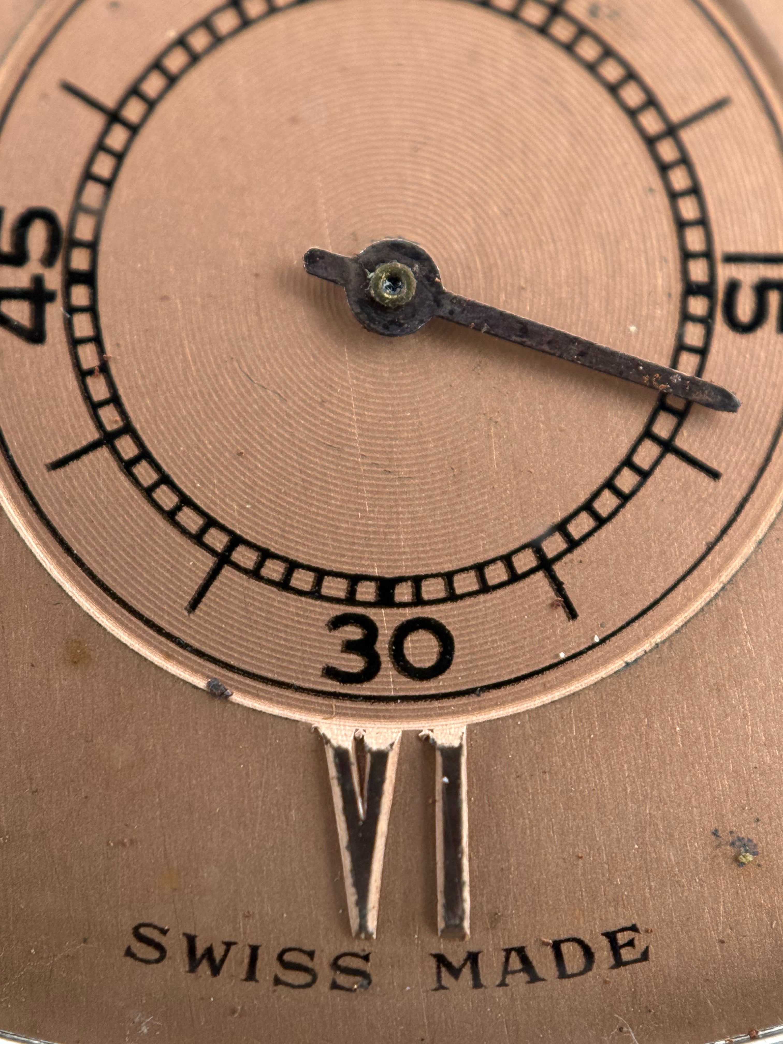 Rolex Ref. 3265 “Moneta” – Steel, Pink Dial, D. Vasić Zagreb, Circa 1937