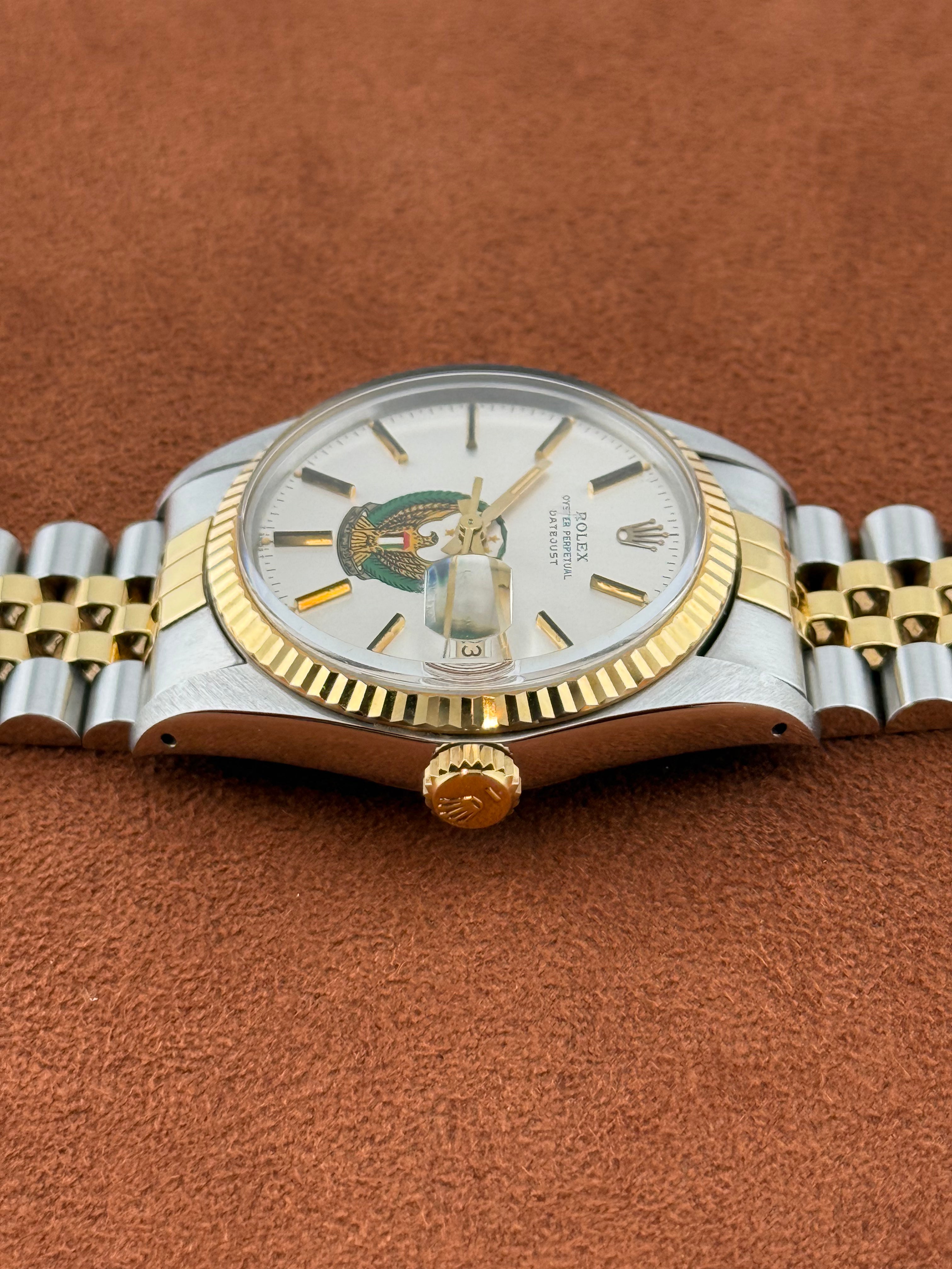 Rolex Datejust Ref. 16013 – UAE Armed Forces Emblem Dial, Two-Tone
