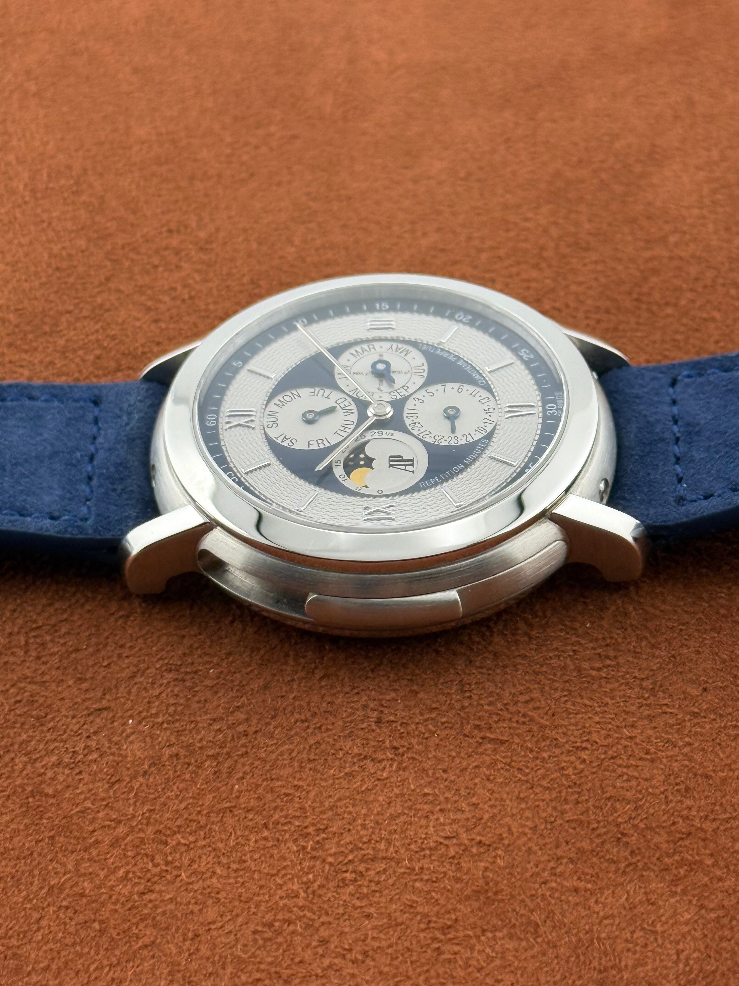 Audemars Piguet Jules Audemars Minute Repeater Perpetual Calendar Ref. 25918PT – Platinum, Special-Order Dial