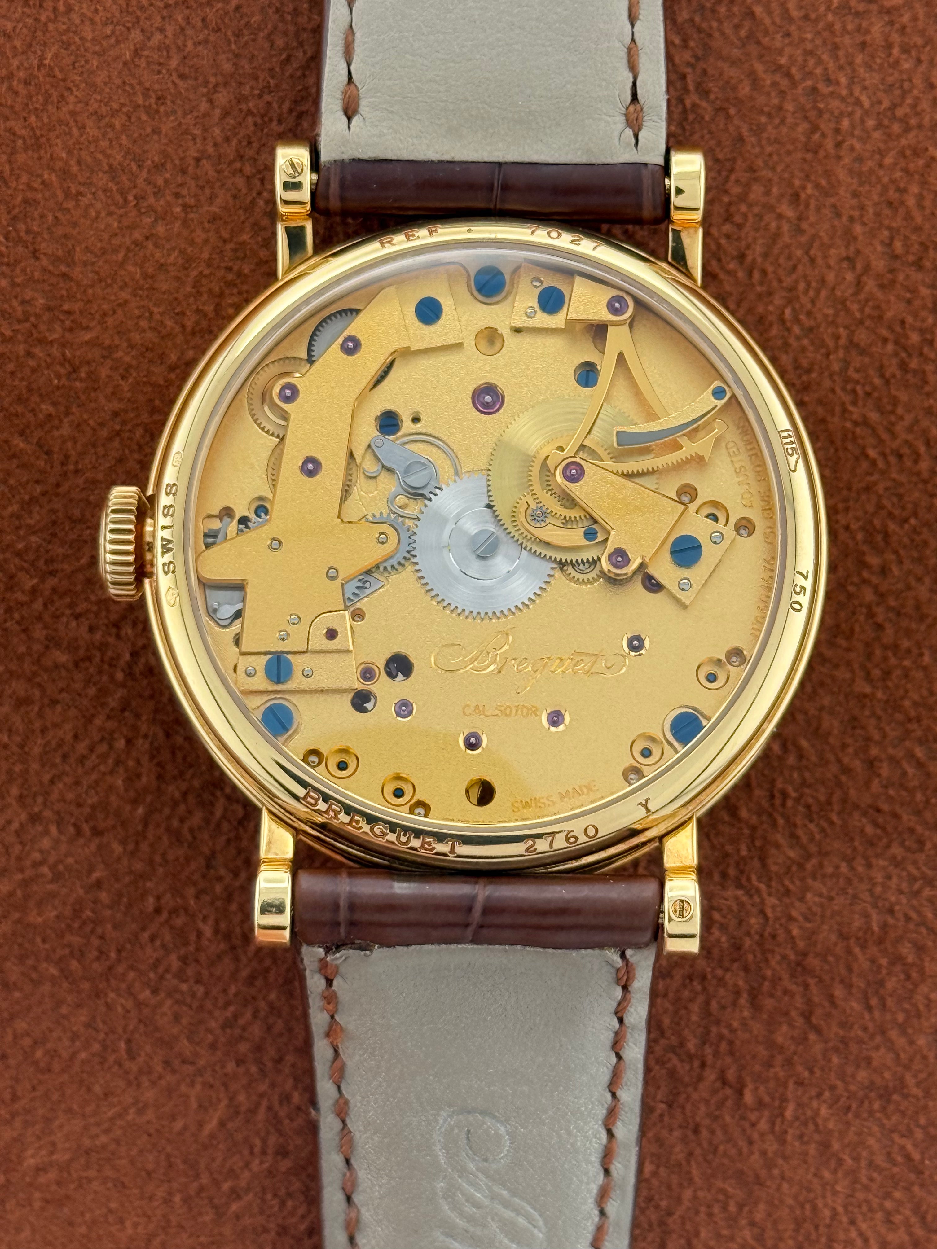 Breguet Tradition Ref. 7027BA/11/9V6 – 18K Yellow Gold, Full Set, 2020