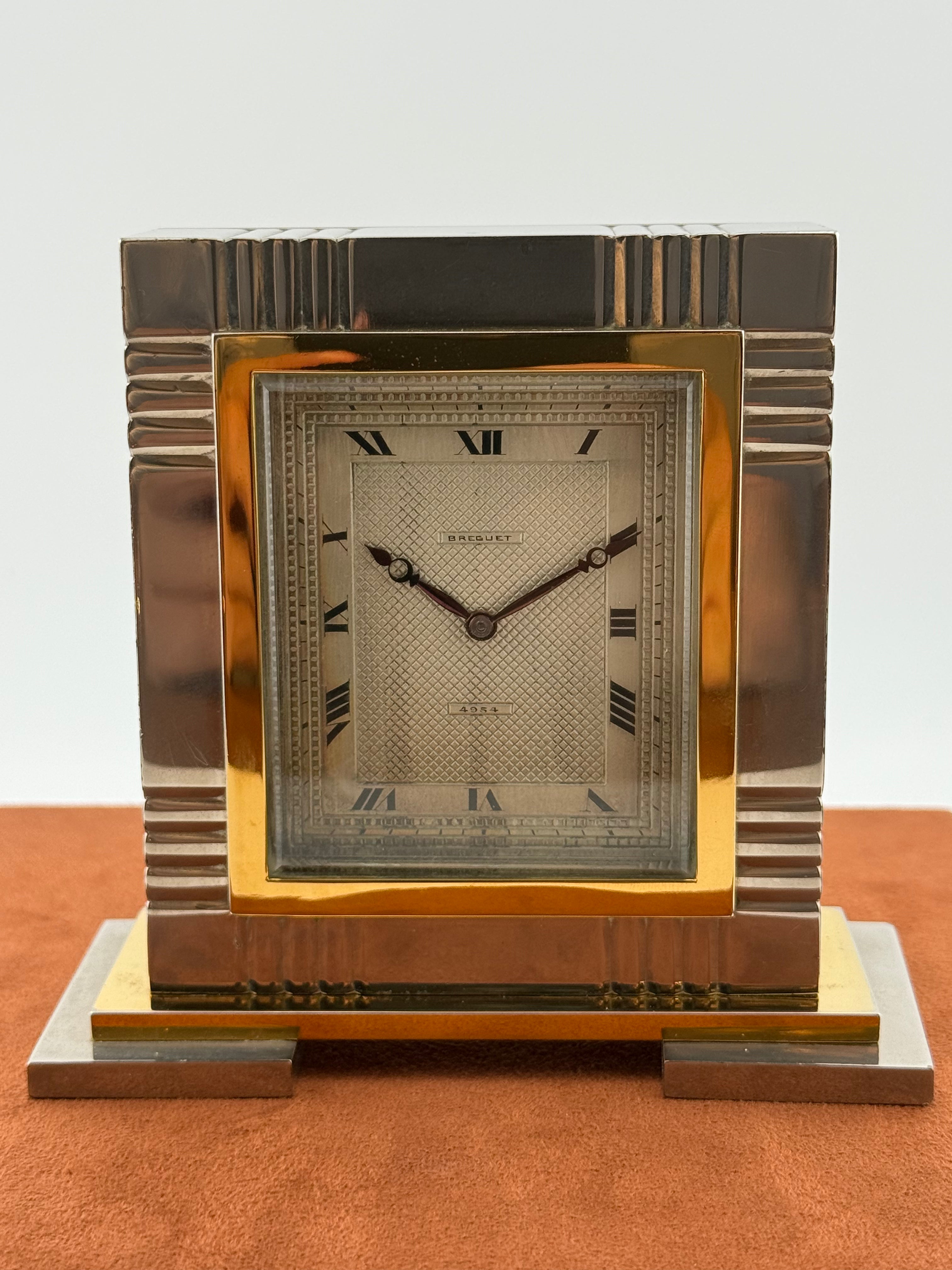 Breguet Art Deco Desk Clock with Alarm – Circa 1930, Serial 4954