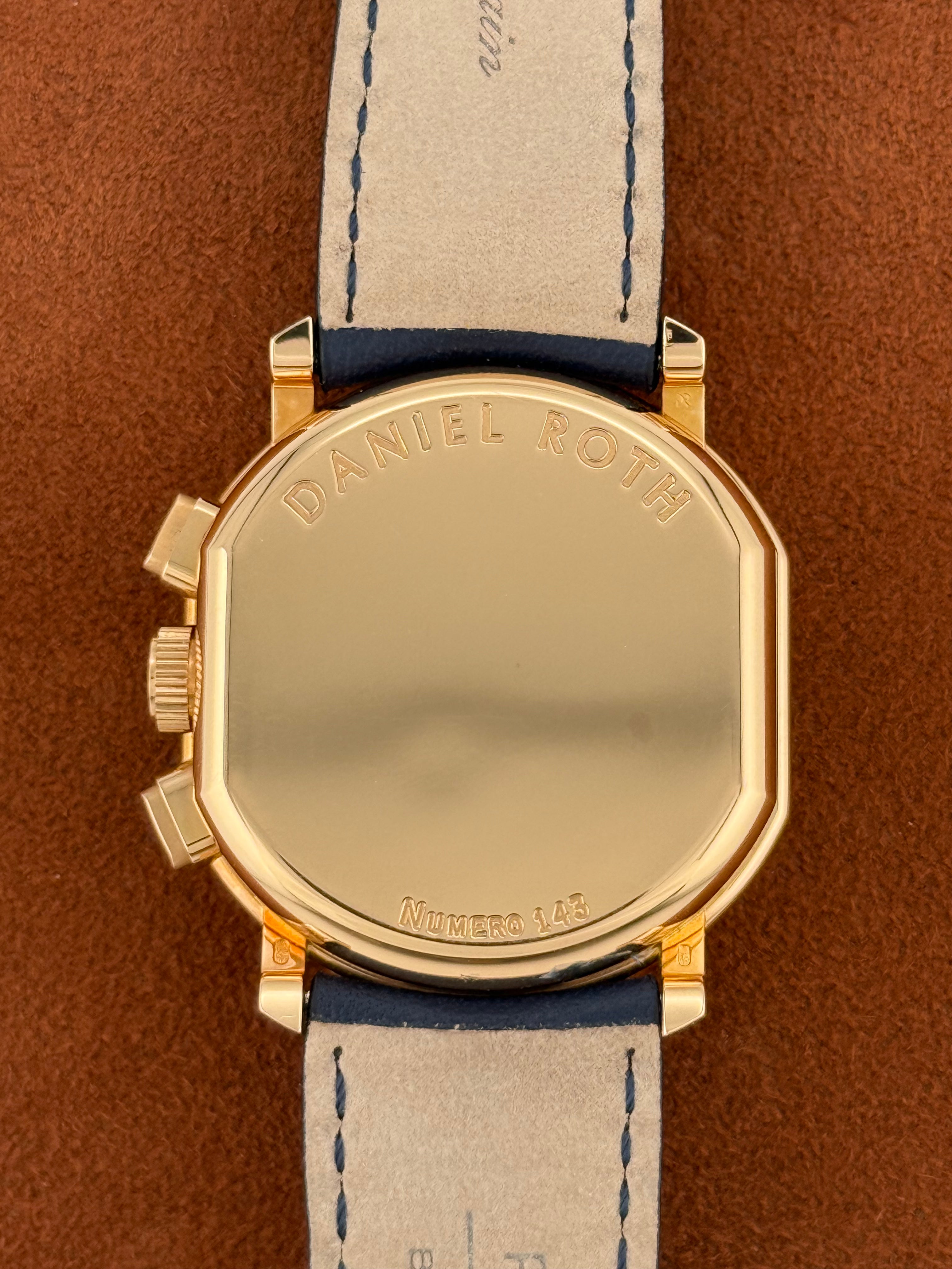 Daniel Roth Ref. 2147 – Early 1992 18K Pink Gold Chronograph with Pink Guilloché Dial