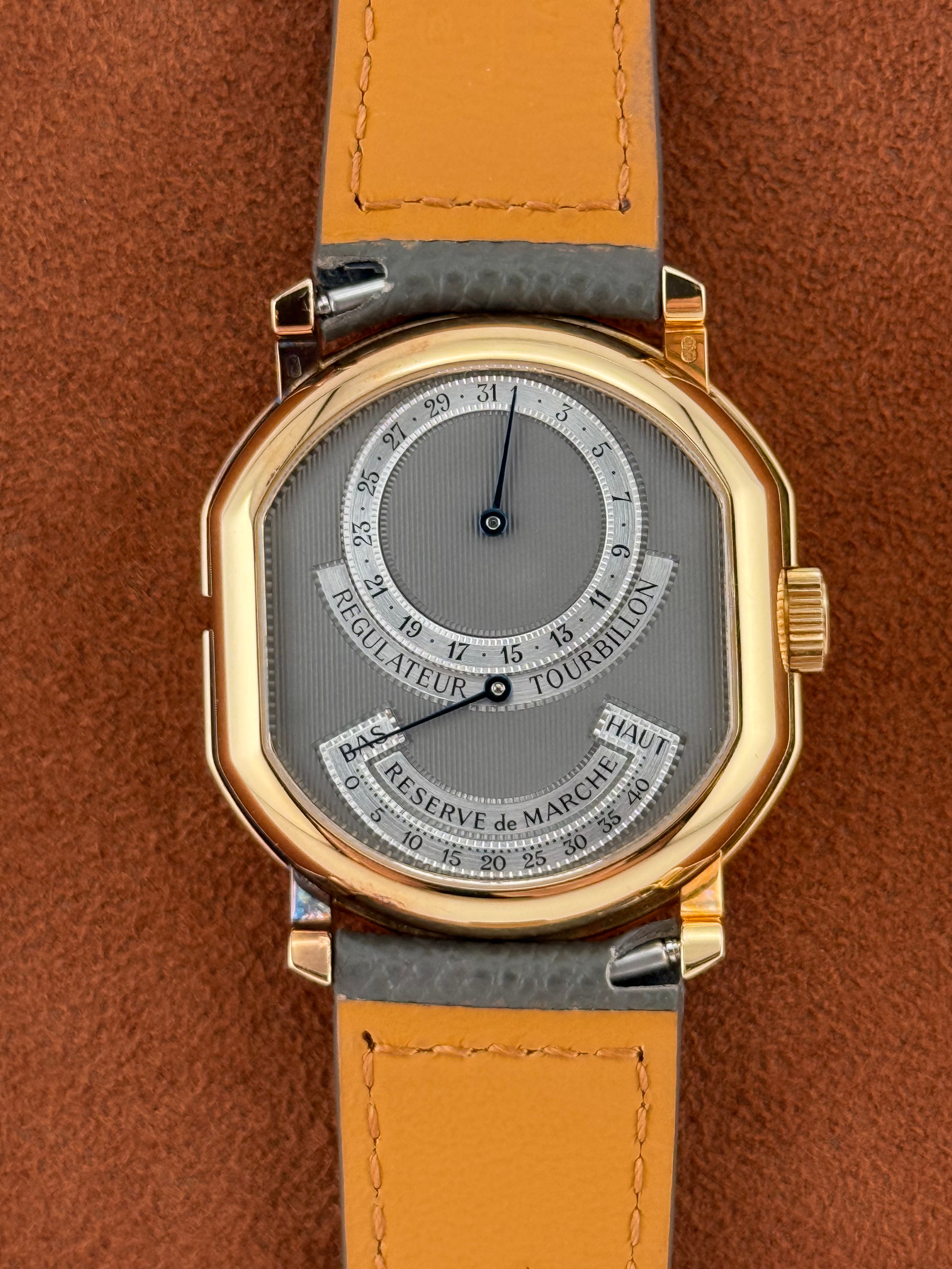 Daniel Roth Tourbillon “Double Face” Ref. 2187 – 18K Pink Gold, Full Set, Circa 1993