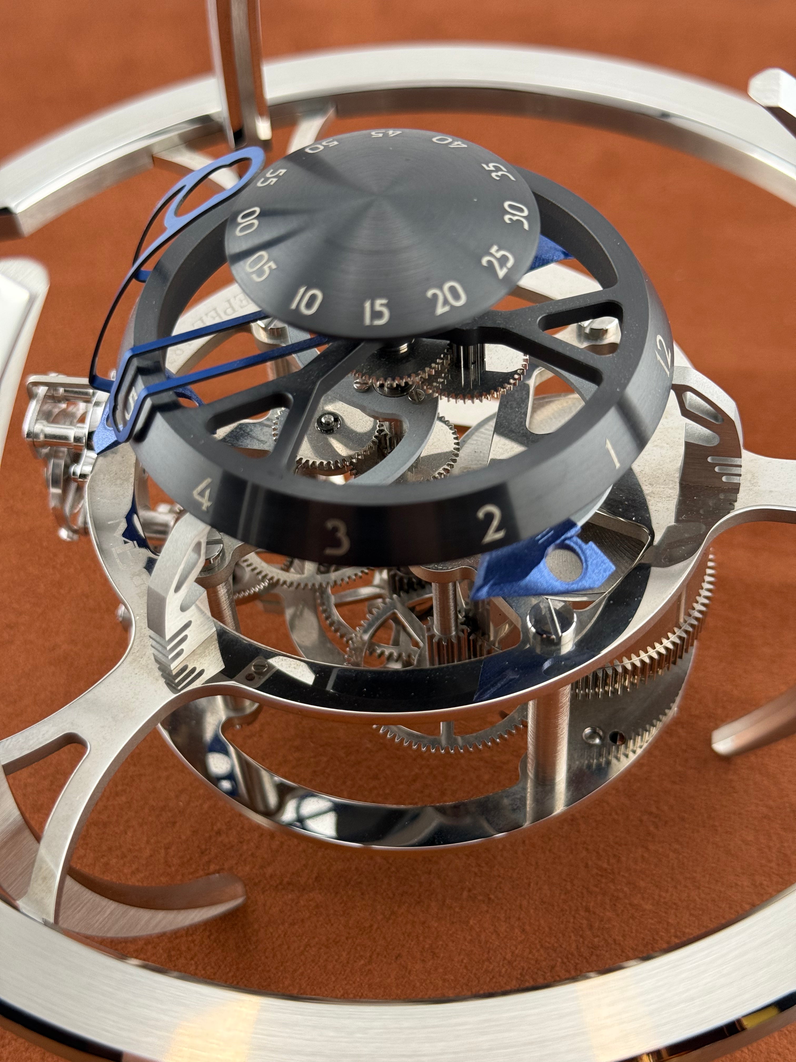 MB&F x L’Epée 1839 Starfleet Explorer Blue – Limited Edition Table Clock, Full Set 2020