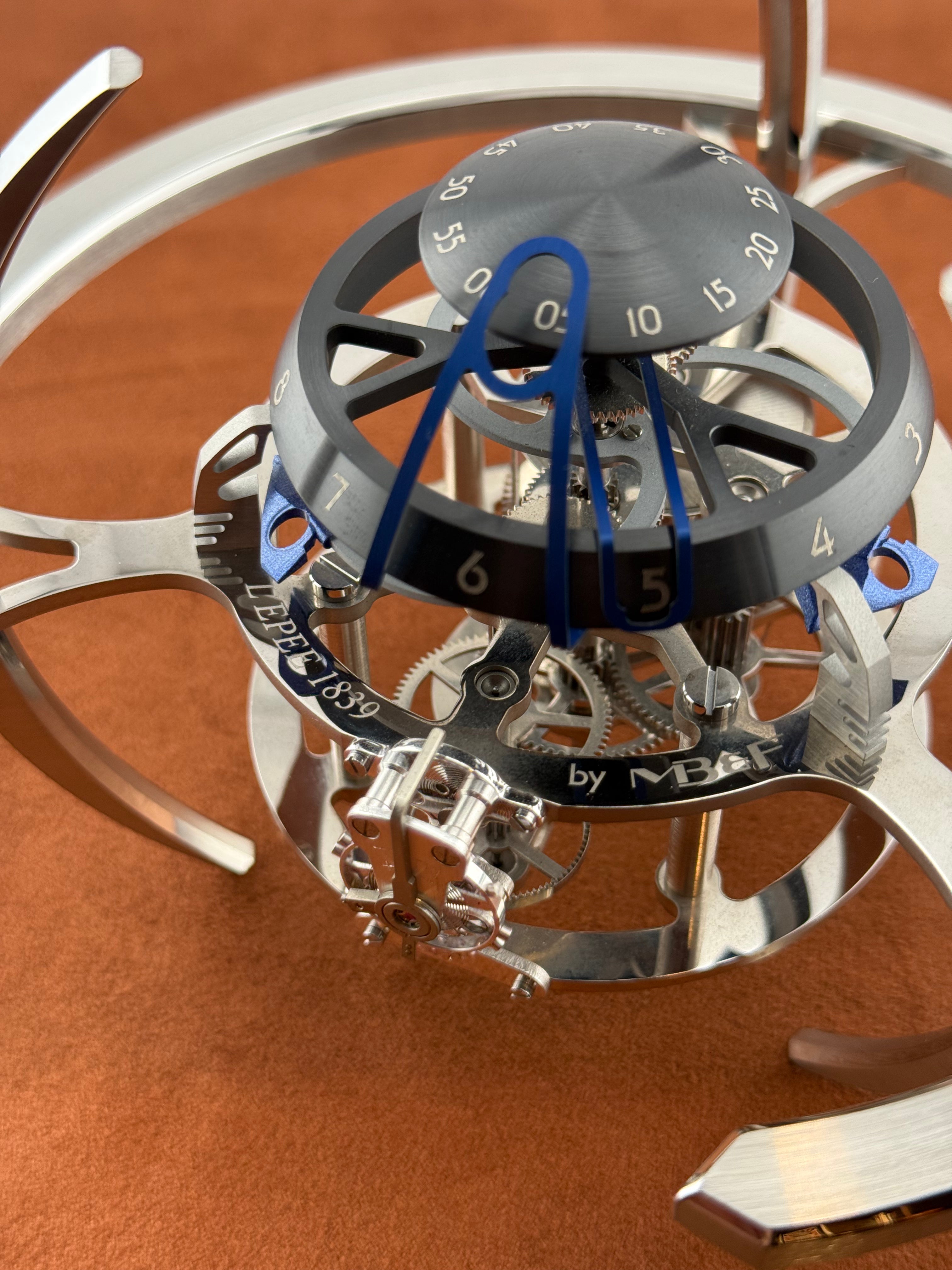 MB&F x L’Epée 1839 Starfleet Explorer Blue – Limited Edition Table Clock, Full Set 2020