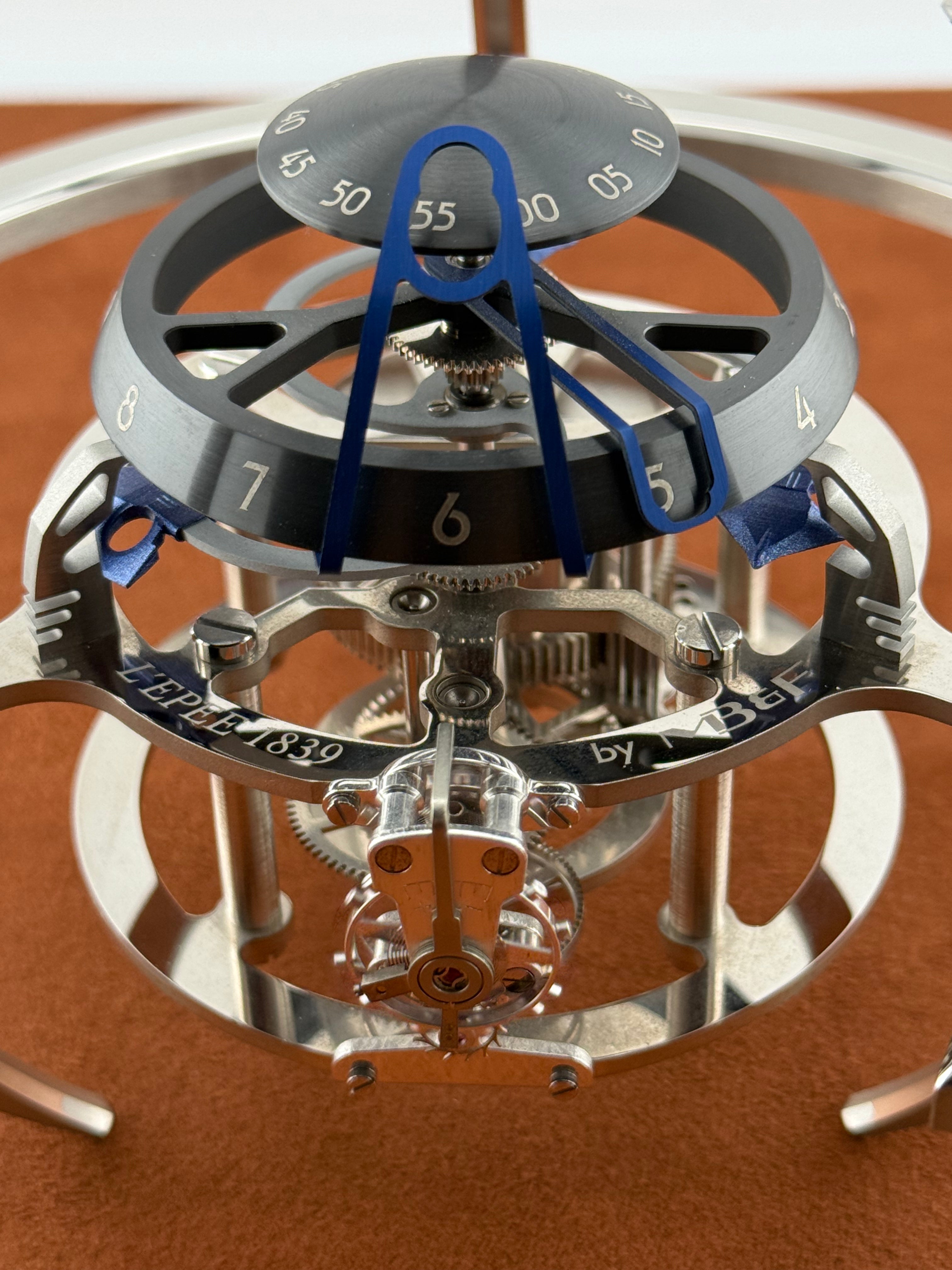 MB&F x L’Epée 1839 Starfleet Explorer Blue – Limited Edition Table Clock, Full Set 2020