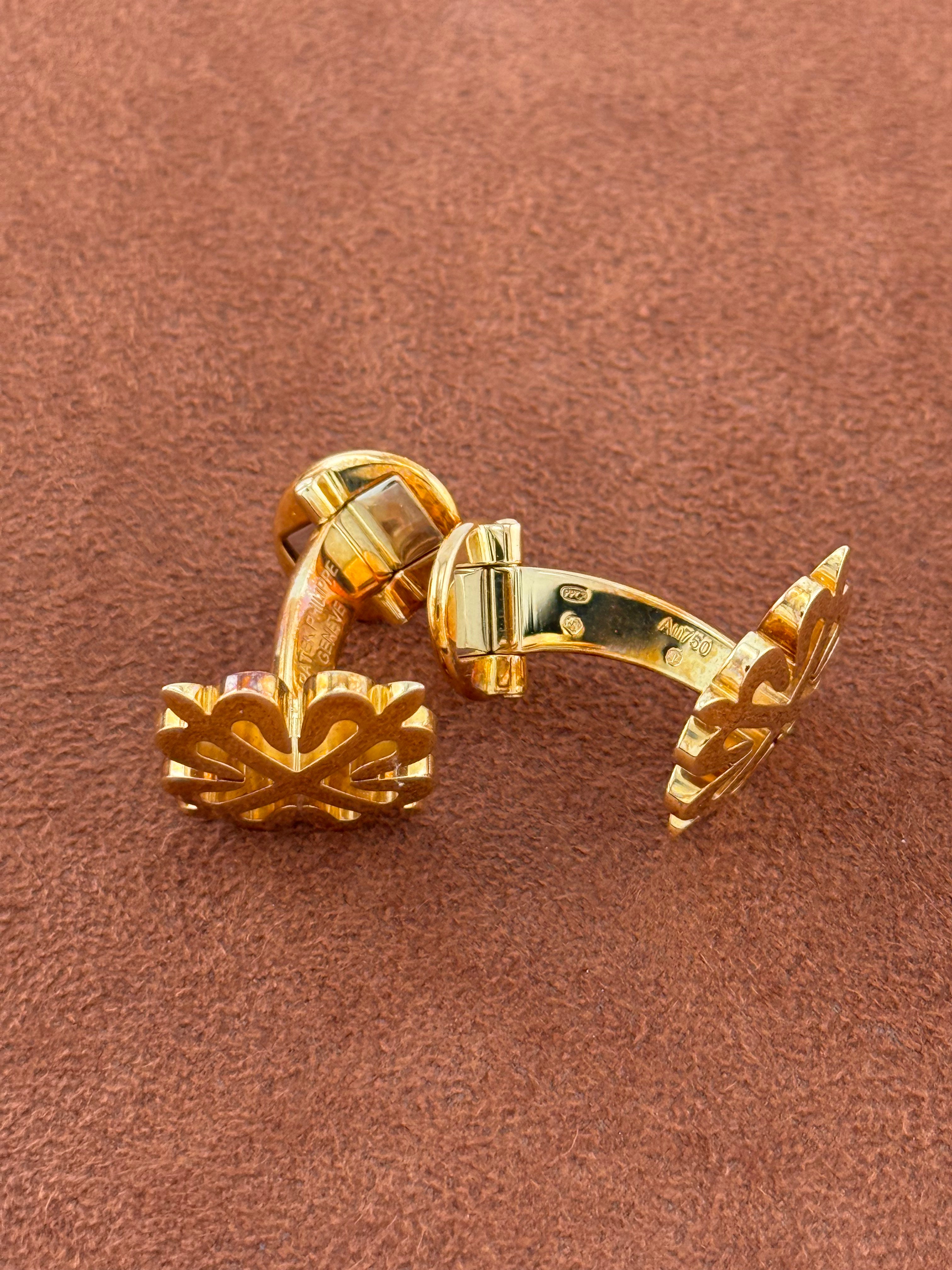 Patek Philippe Calatrava Cufflinks Ref. 205.9083J3-001 – 18K Yellow Gold