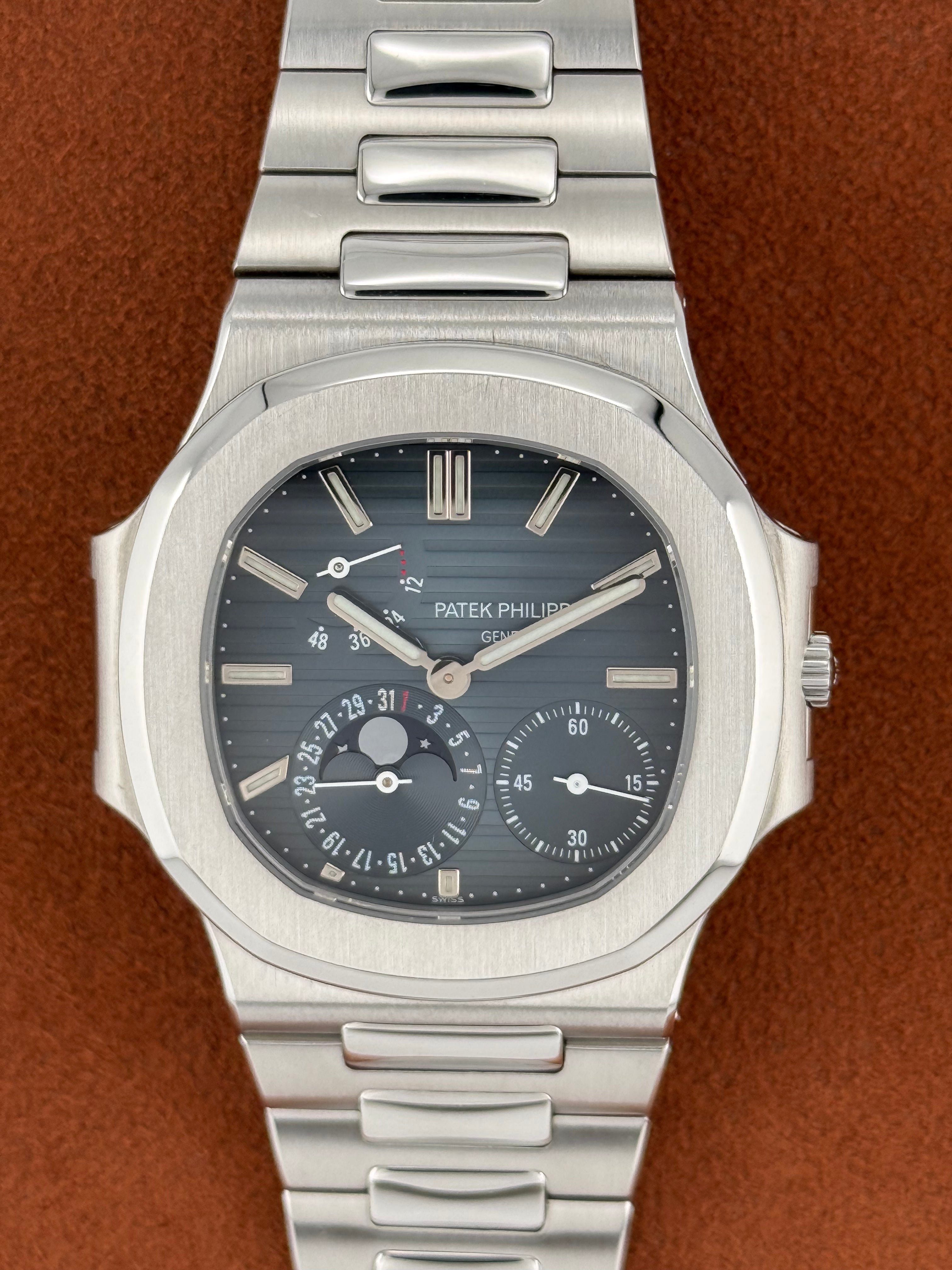 Patek Philippe Nautilus Ref. 3712 “3 Dots” – primera serie, juego completo, alrededor de 2005