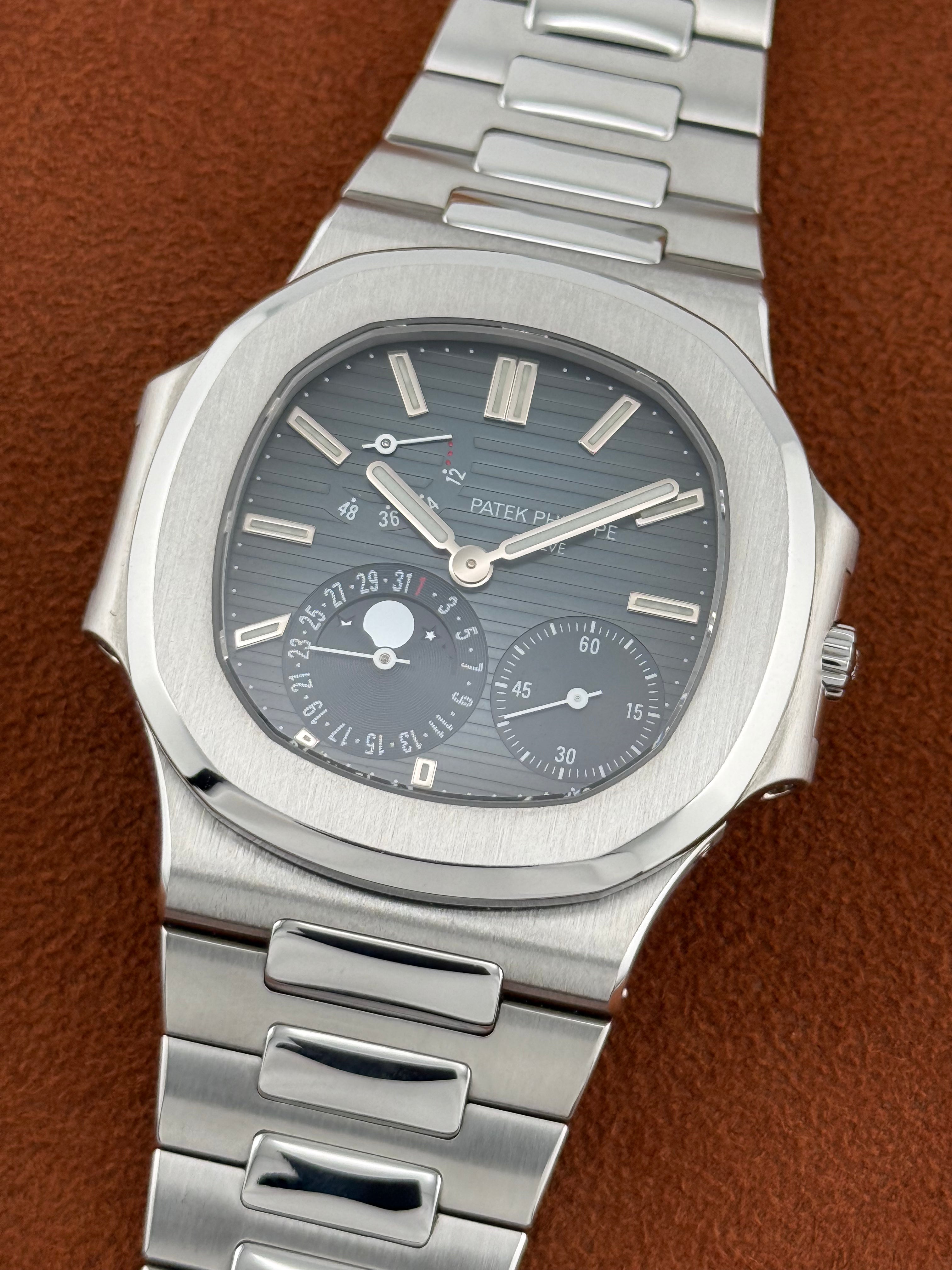 Patek Philippe Nautilus Ref. 3712 “3 Dots” – primera serie, juego completo, alrededor de 2005