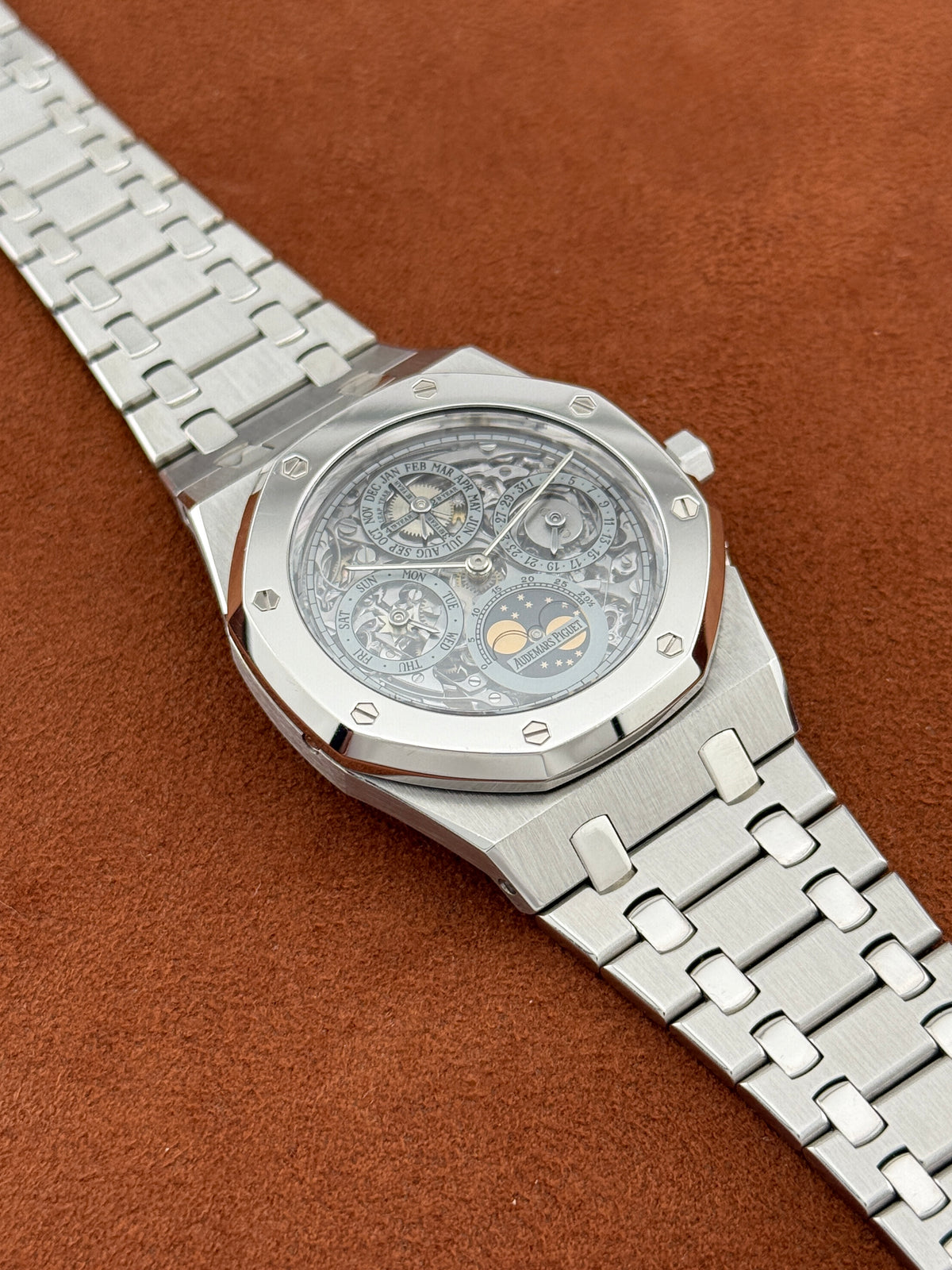Audemars Piguet Royal Oak Quantième Perpétuel Openworked Ref. 25829SP/O/0944SP/01 — Limited Edition 18/25, Full Set