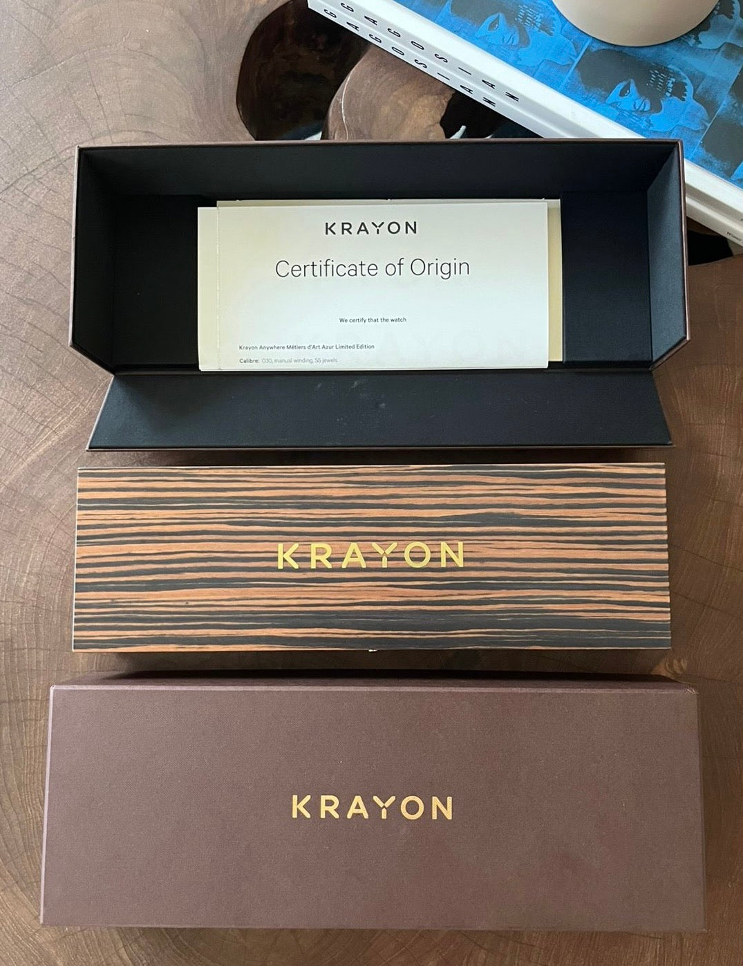 Krayon Anywhere Métiers d’Art Azur Ref. C030-51
