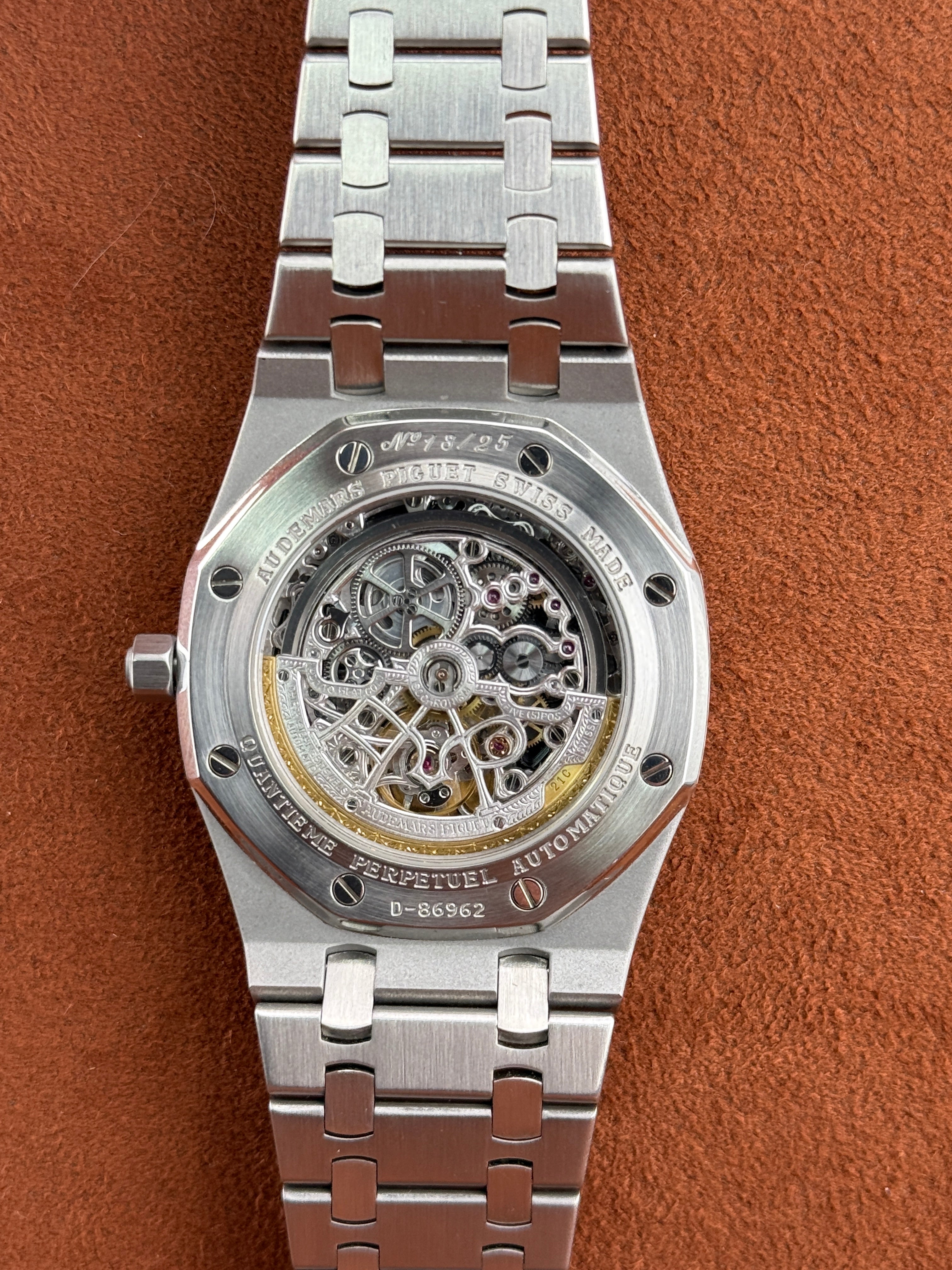 Audemars Piguet Royal Oak Quantième Perpétuel Openworked Ref. 25829SP/O/0944SP/01 — Limited Edition 18/25, Full Set