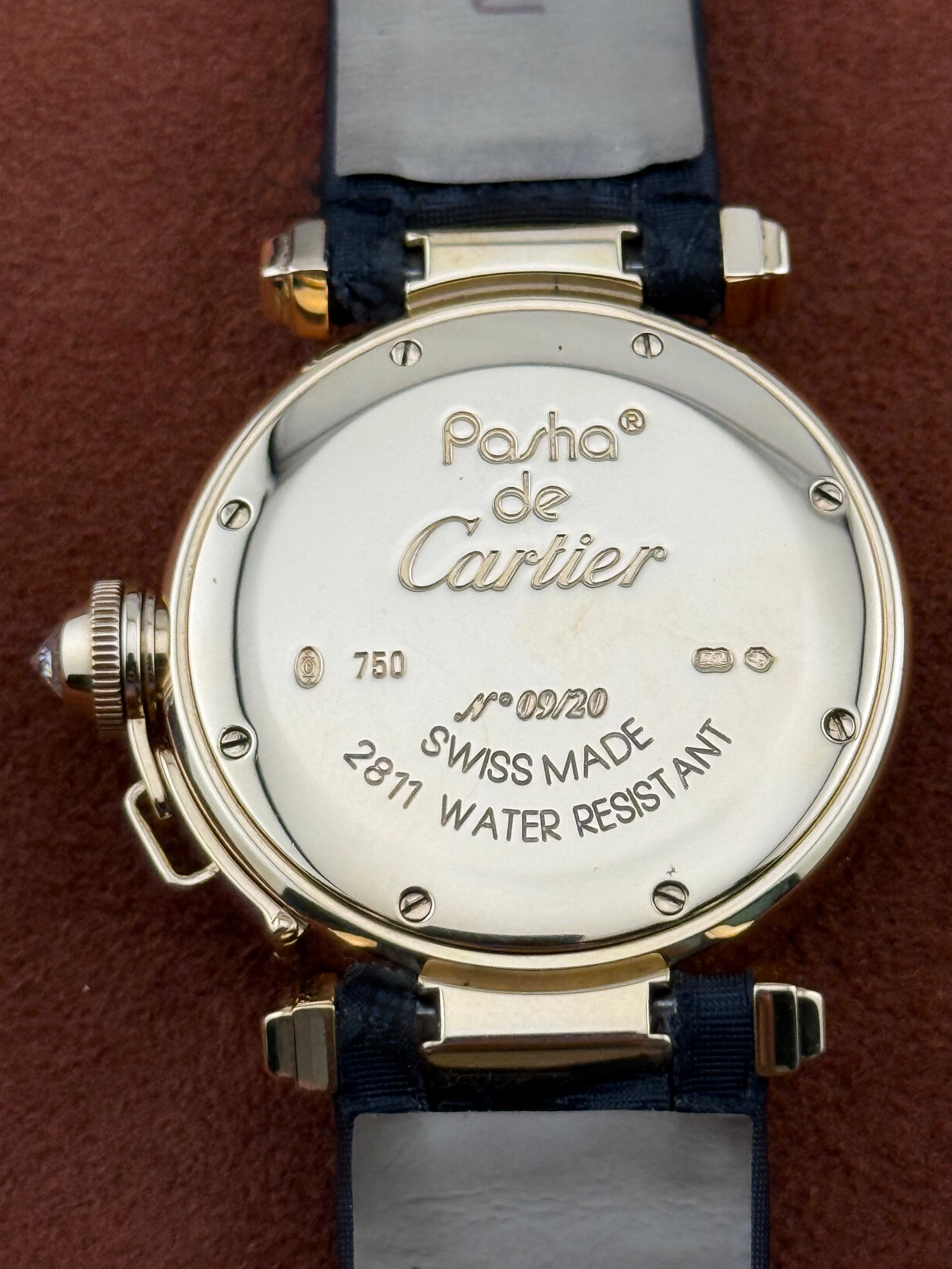 Cartier Pasha de Cartier Ref. 2811 – 18K Gold, Diamond-Set Panther Motif, Limited Edition 9/20