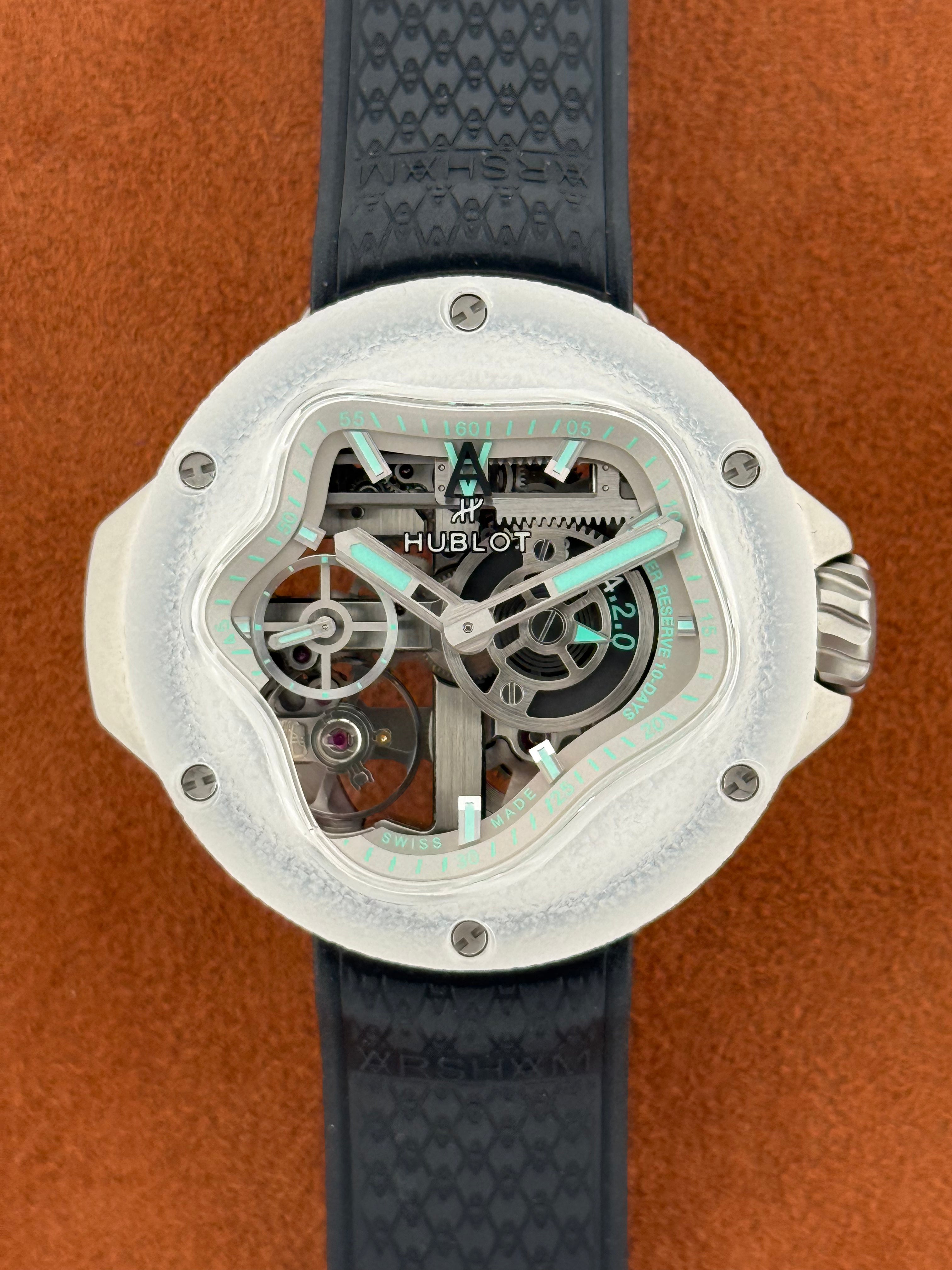 Hublot MP-17 Meca-10 Arsham Splash Titanium Sapphire Ref. 917.NJ.6909.RX – Full Set 2025