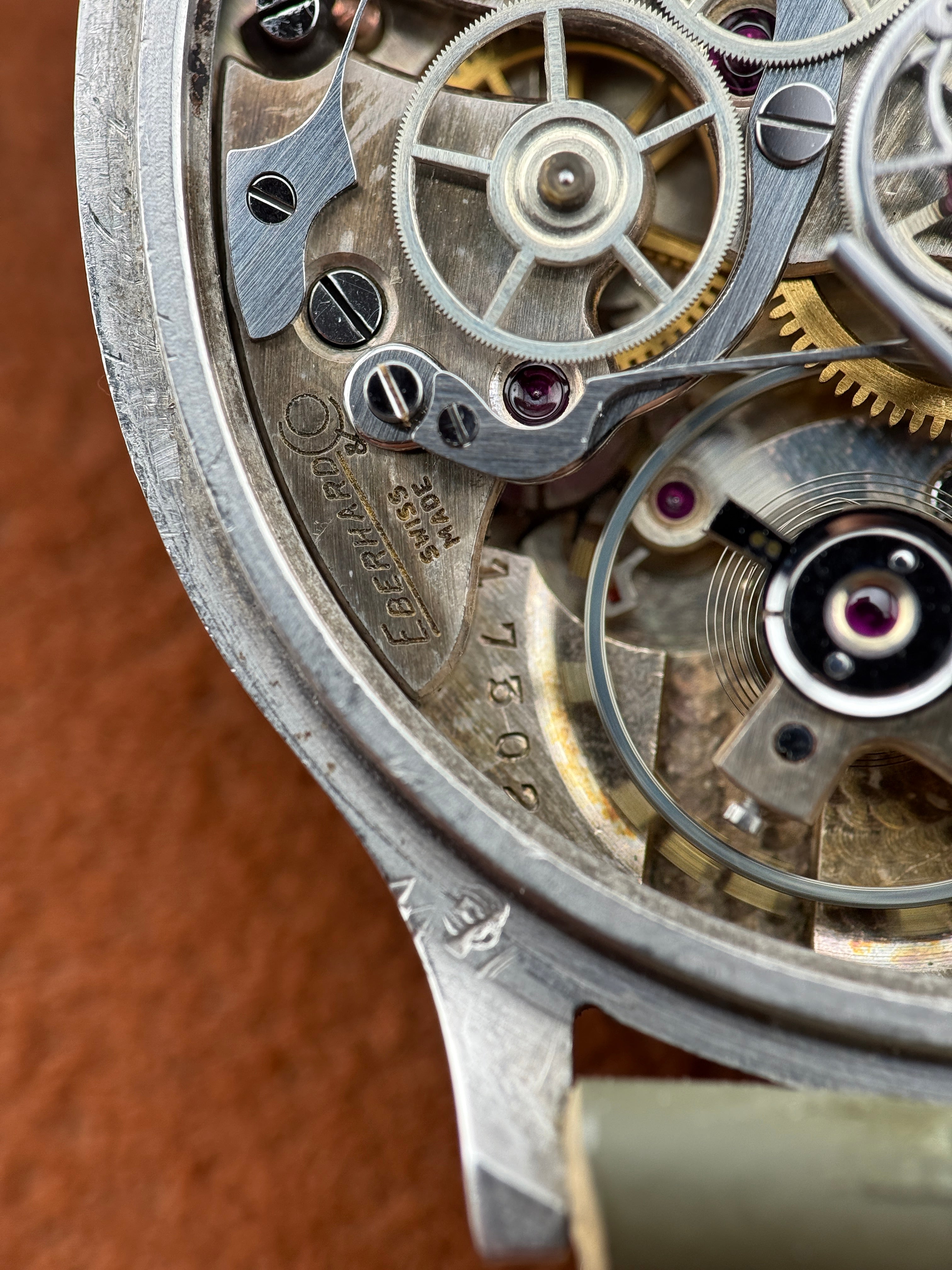 Eberhard & Co. Pre-Extra Fort “Split”, Stainless Steel, Split-Seconds Chronograph, Circa 1940
