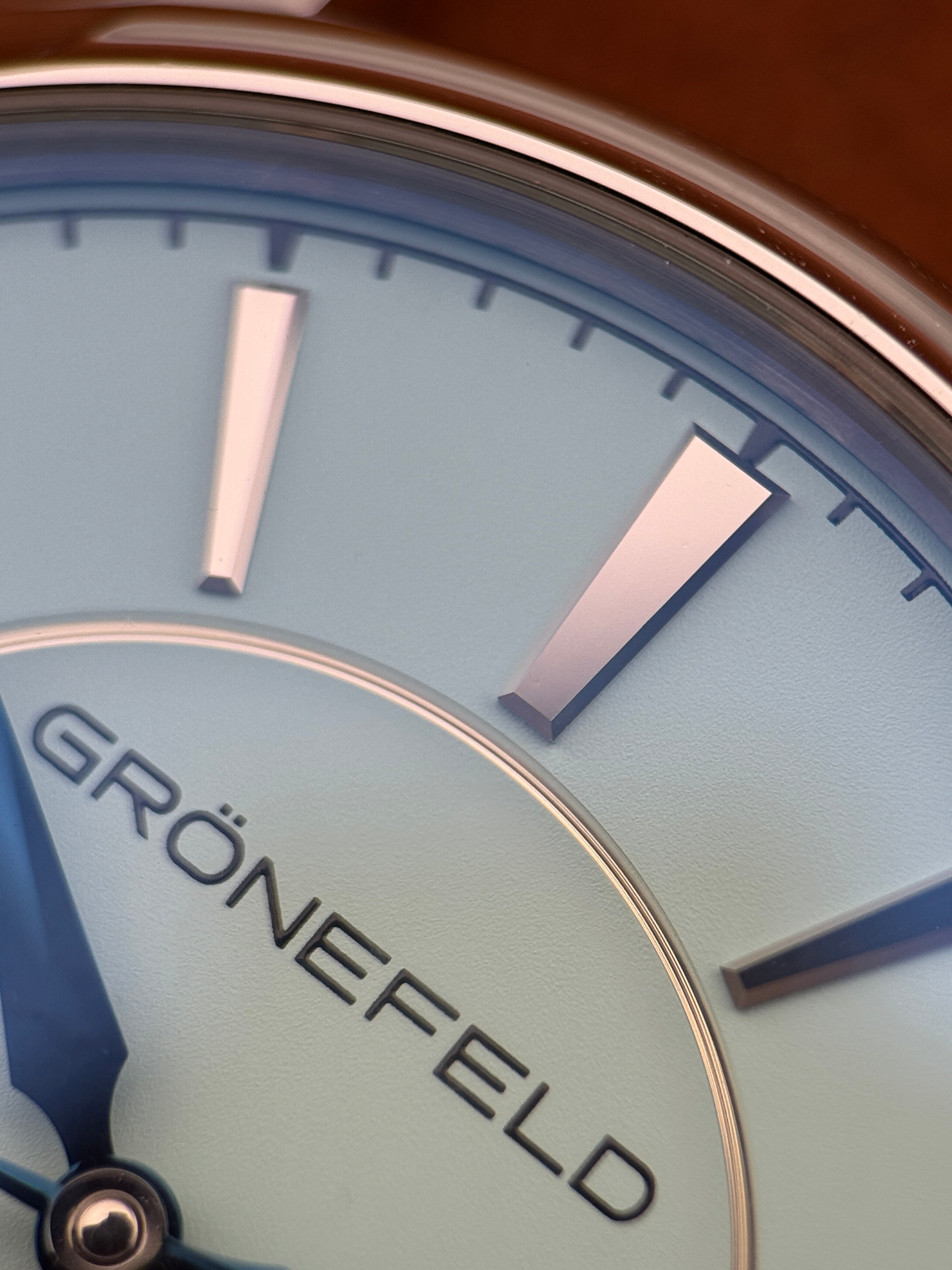 Grönefeld 1941 Principia Stainless Steel — Ice Blue Dial, Full Set, November 2023