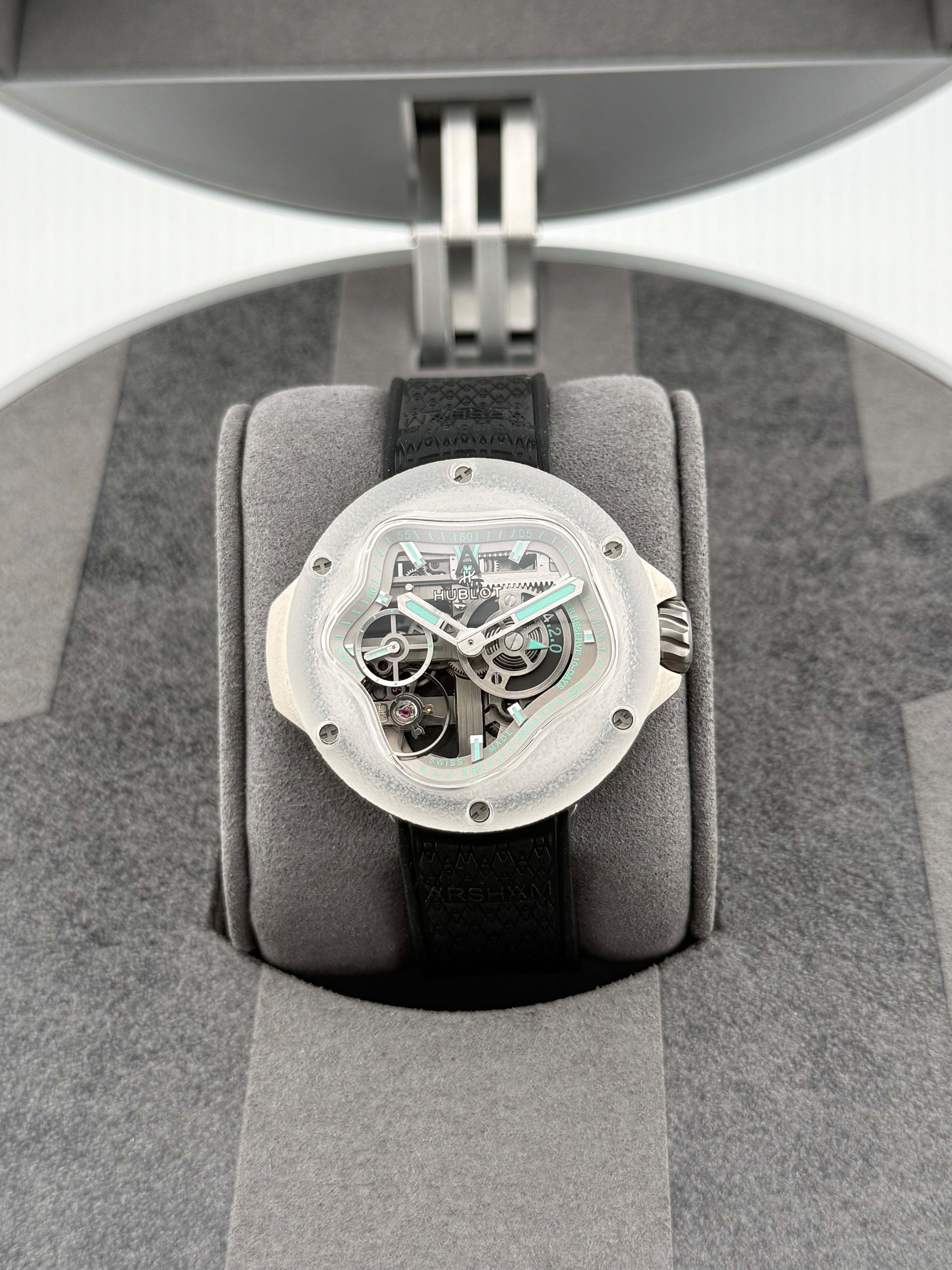 Hublot MP-17 Meca-10 Arsham Splash Titanium Sapphire Ref. 917.NJ.6909.RX – Full Set 2025