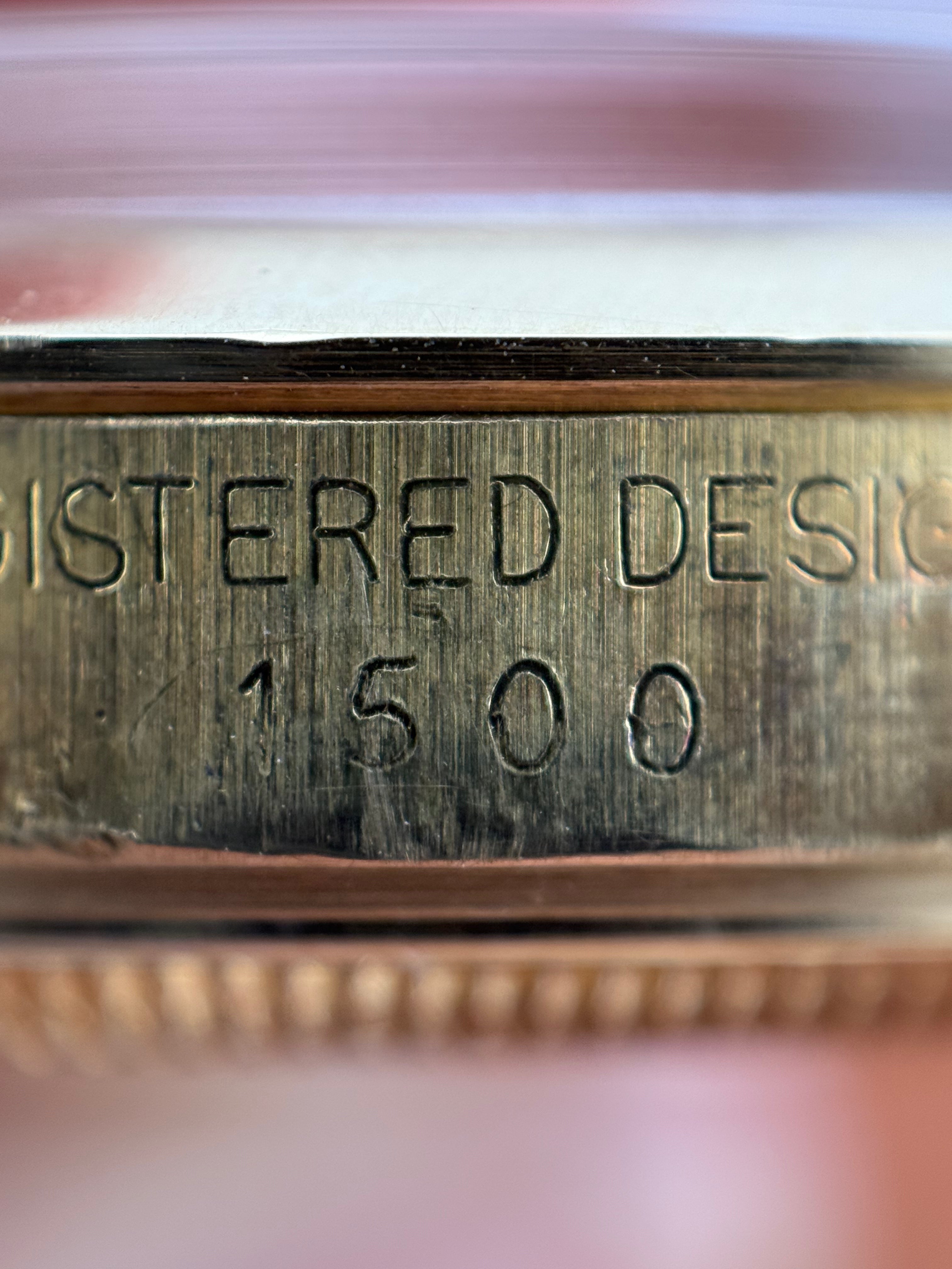 Rolex Oyster Perpetual Date Ref. 1500 – Yellow Gold, UAE Crest Dial, Sheikh Mohammed bin Rashid Signature