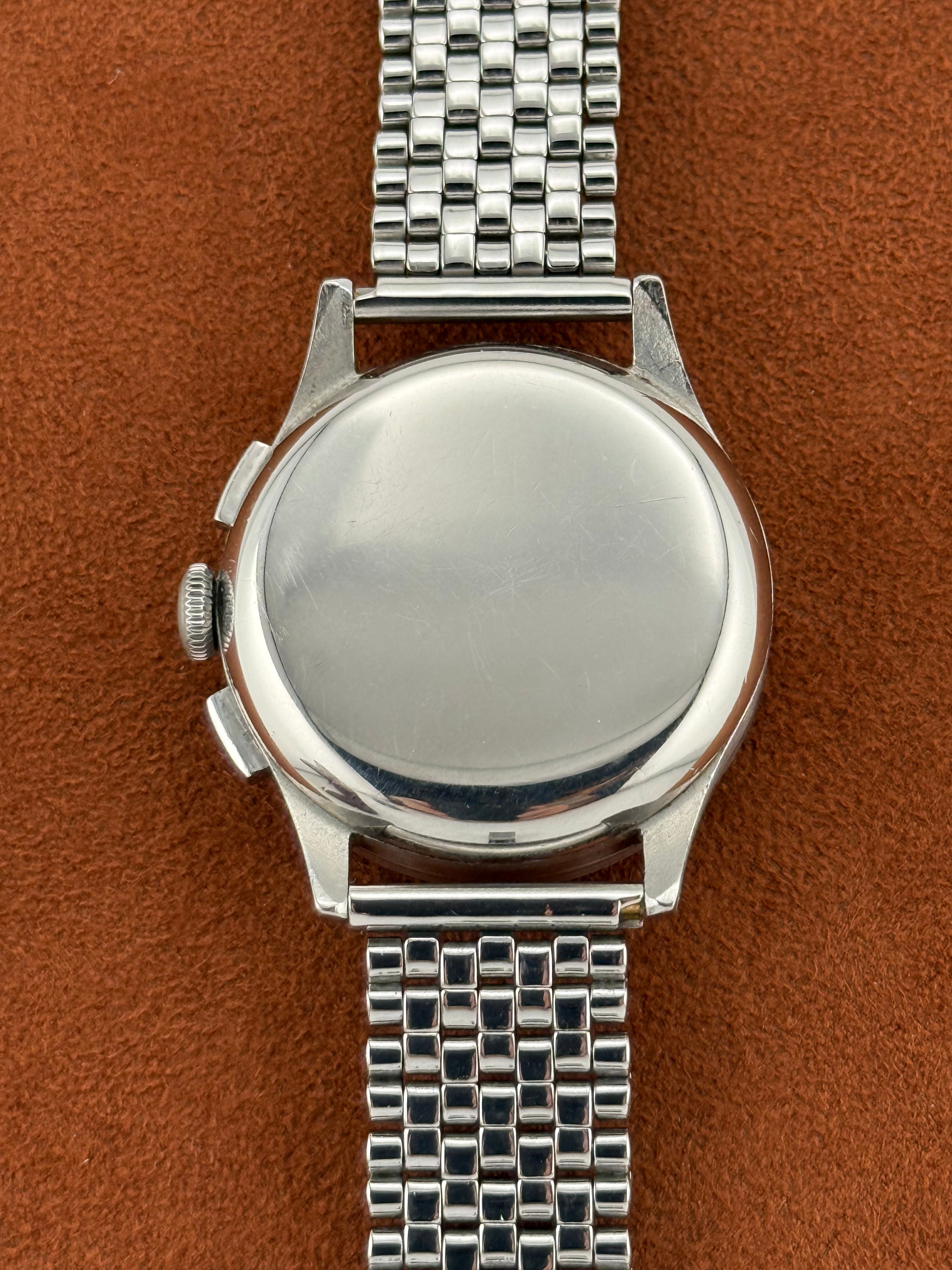 Universal Genève Compur Chronograph – Black Snail Dial, Multi-Scale, Mid-1930s
