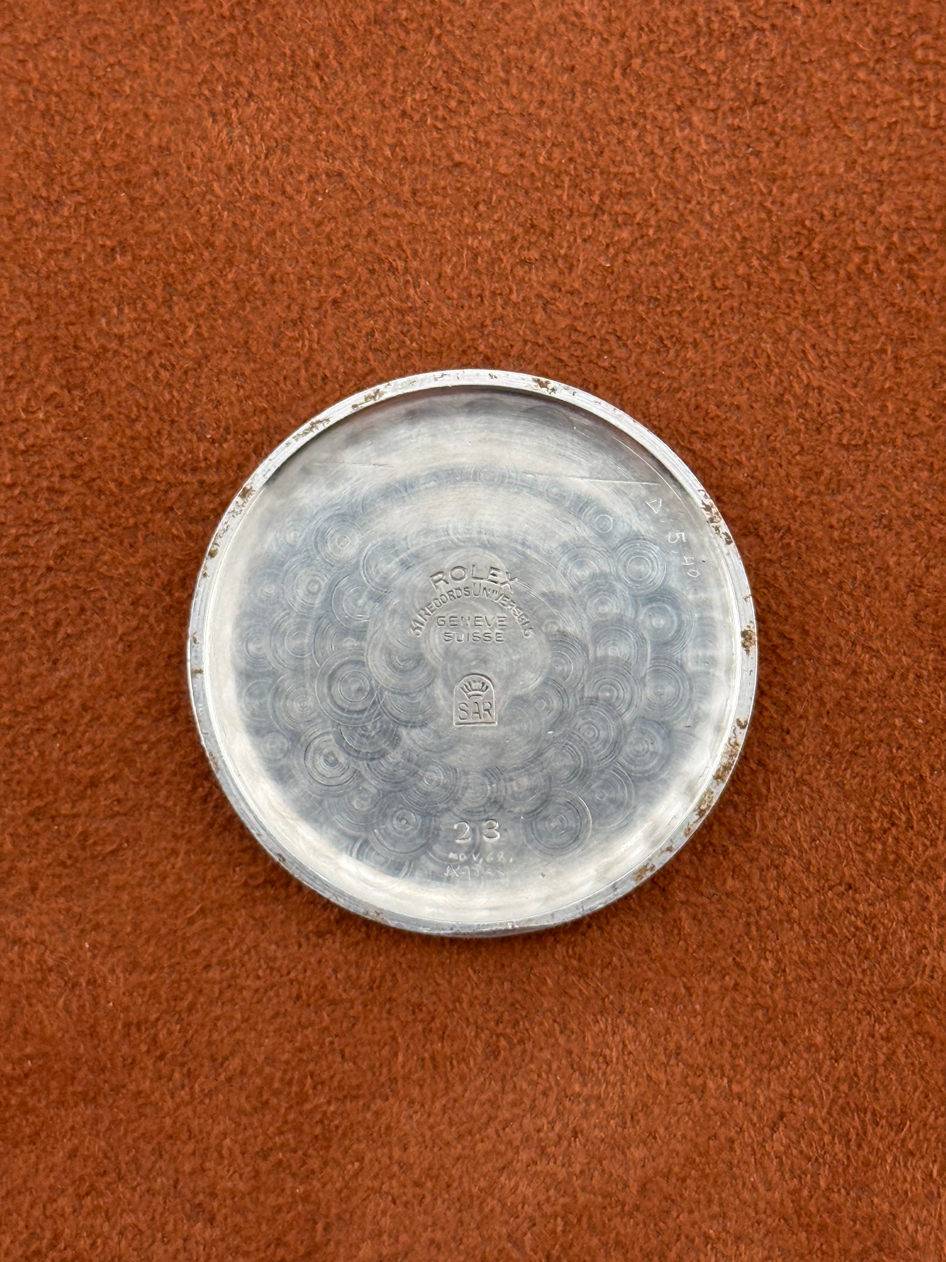 Rolex Ref. 3265 “Moneta” – Steel, Pink Dial, D. Vasić Zagreb, Circa 1937