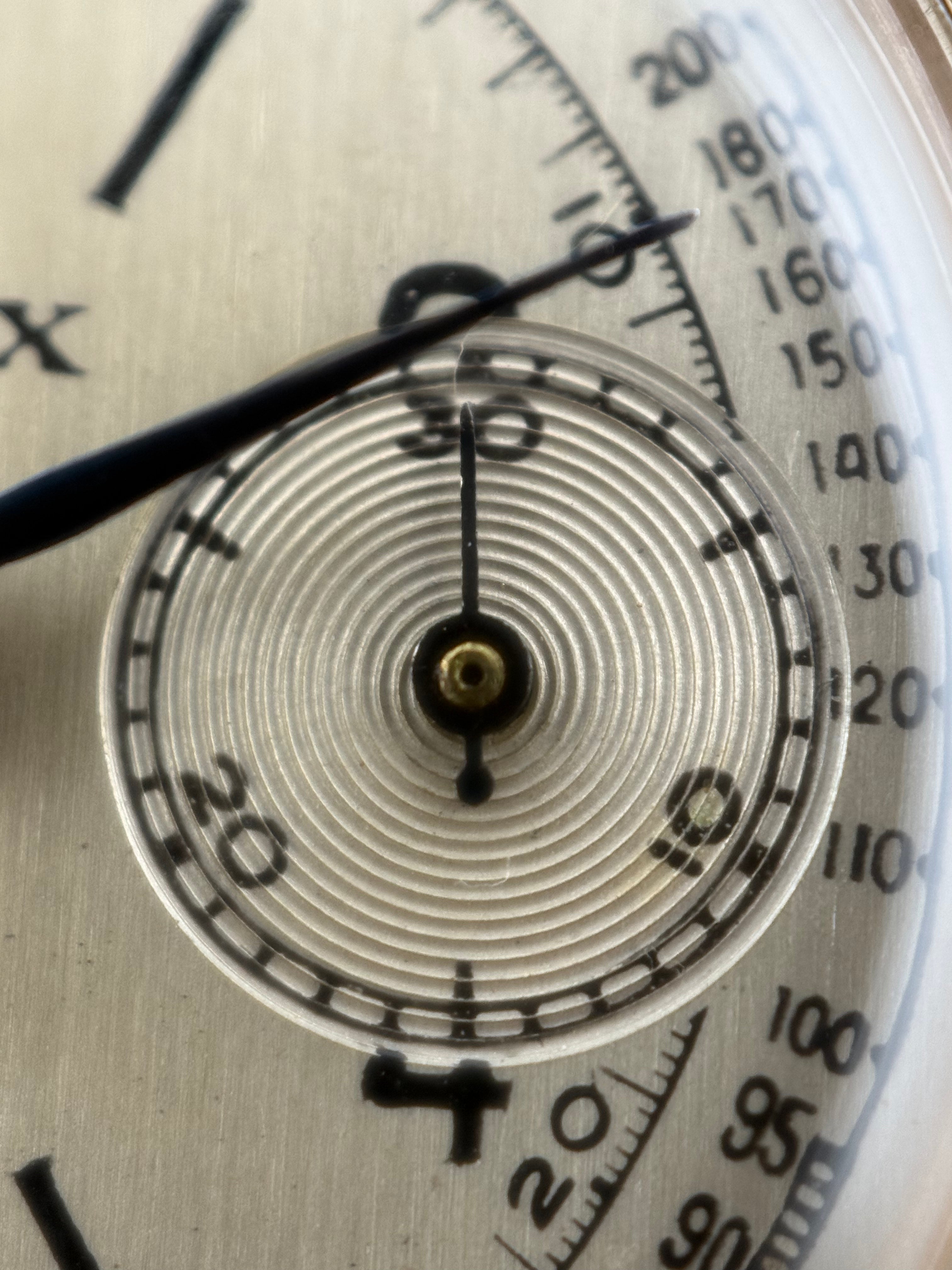 Rolex 9K Gold Single-Button Chronograph – Glasgow Import Mark 1937