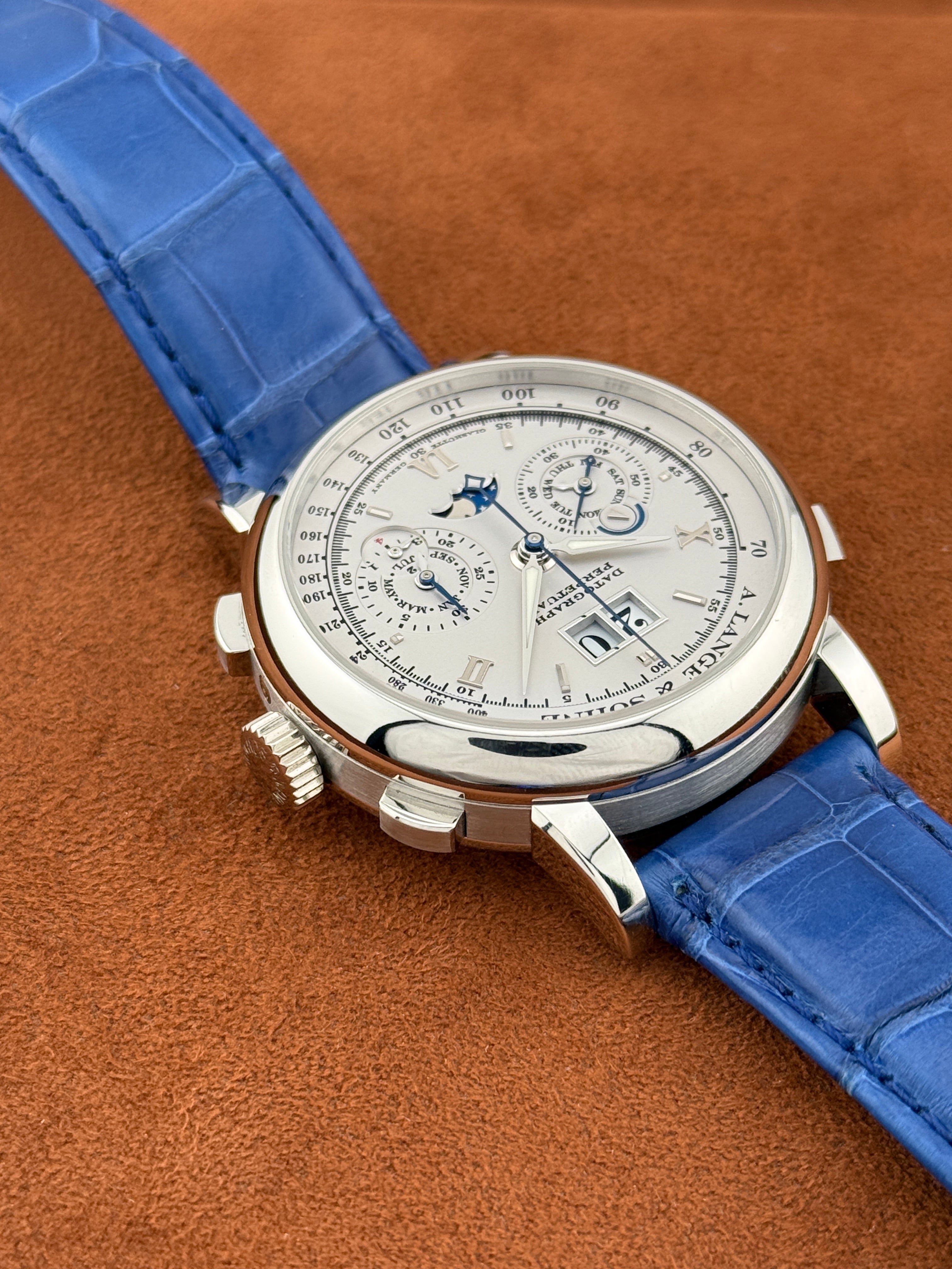 A. Lange & Söhne Datograph Perpetual, Reference 410.025 full set 2010
