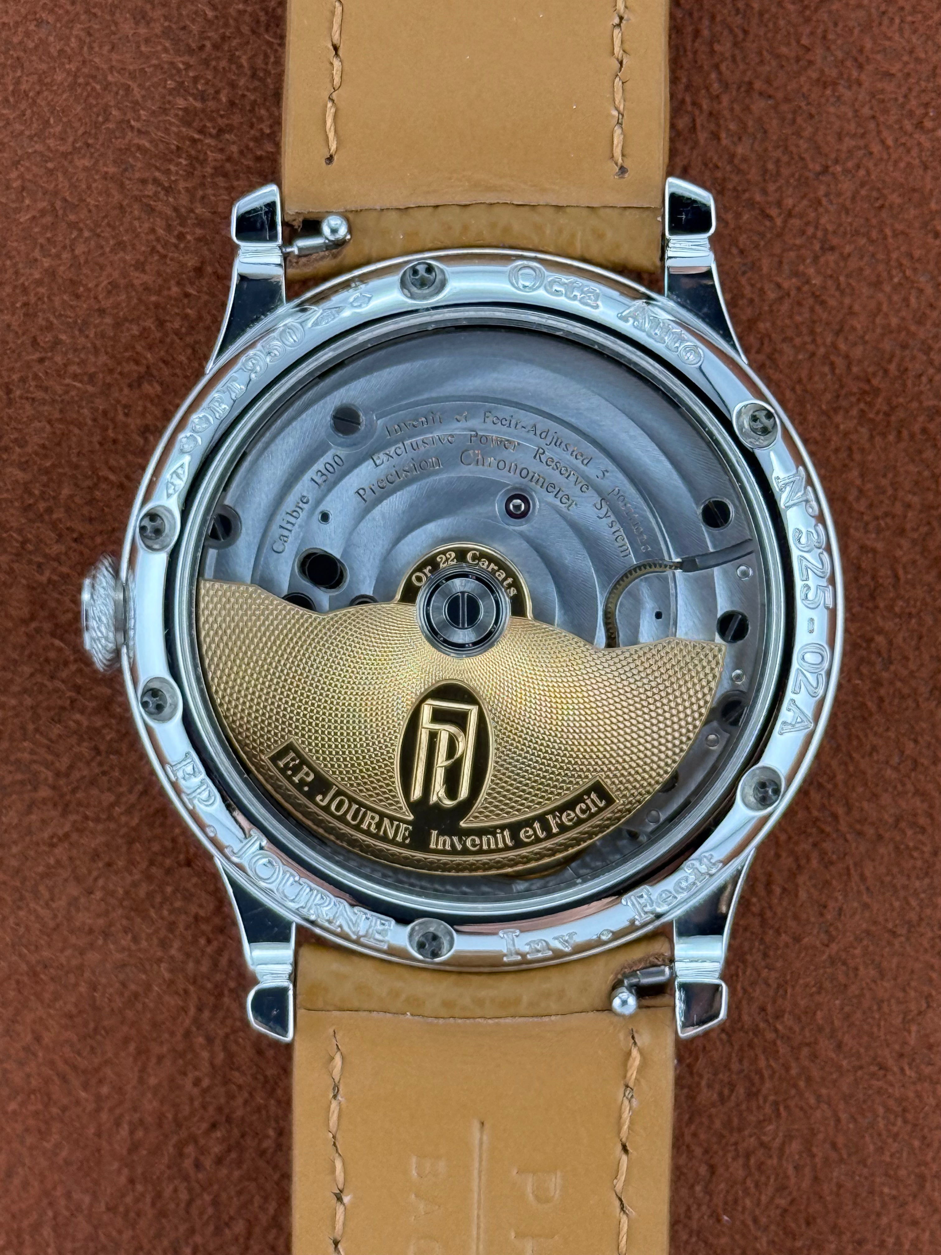 F.P. Journe Octa Automatique Réserve de Marche – platino, esfera de oro rosa, movimiento de latón