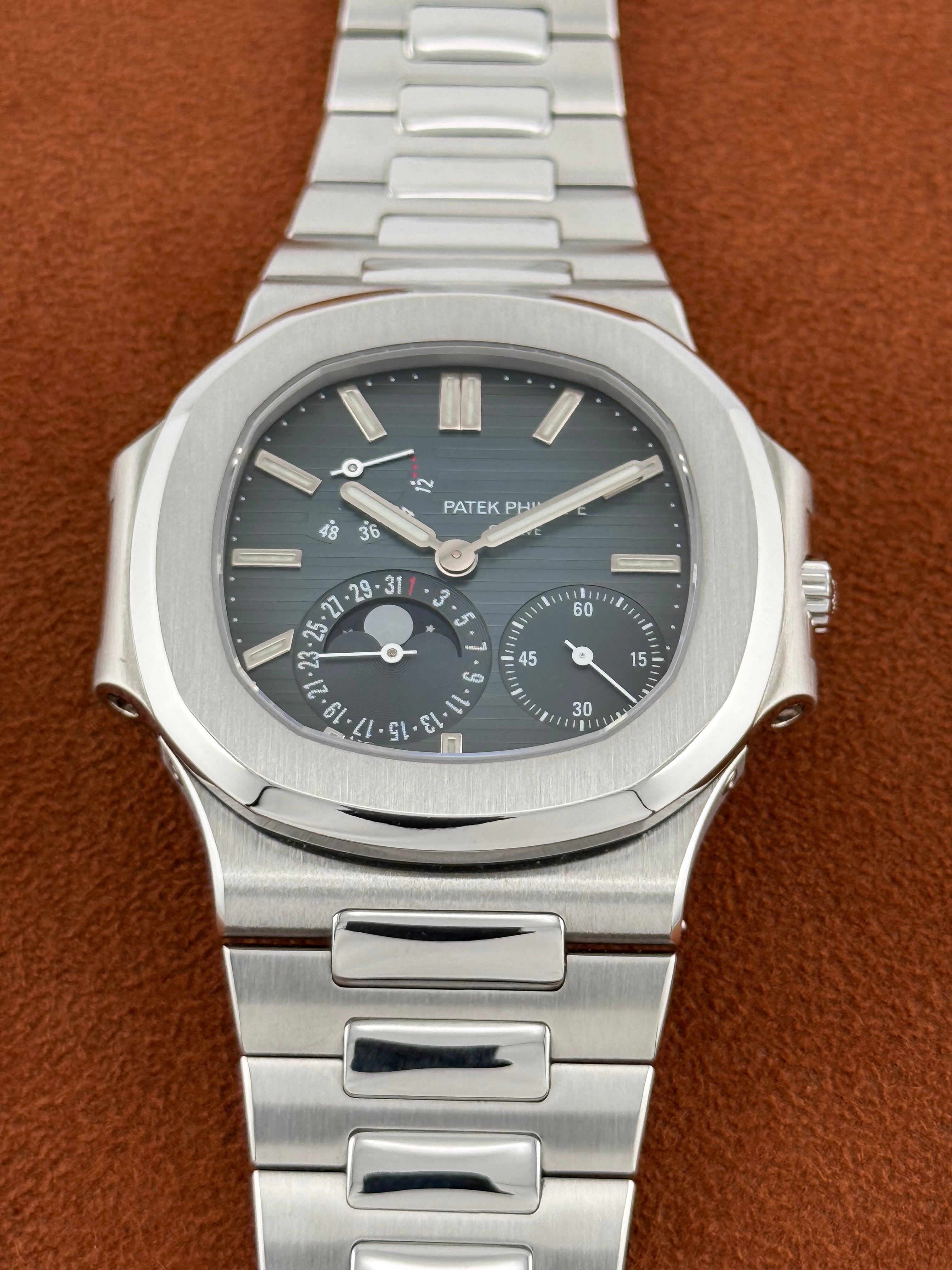 Patek Philippe Nautilus Ref. 3712 “3 Dots” – primera serie, juego completo, alrededor de 2005