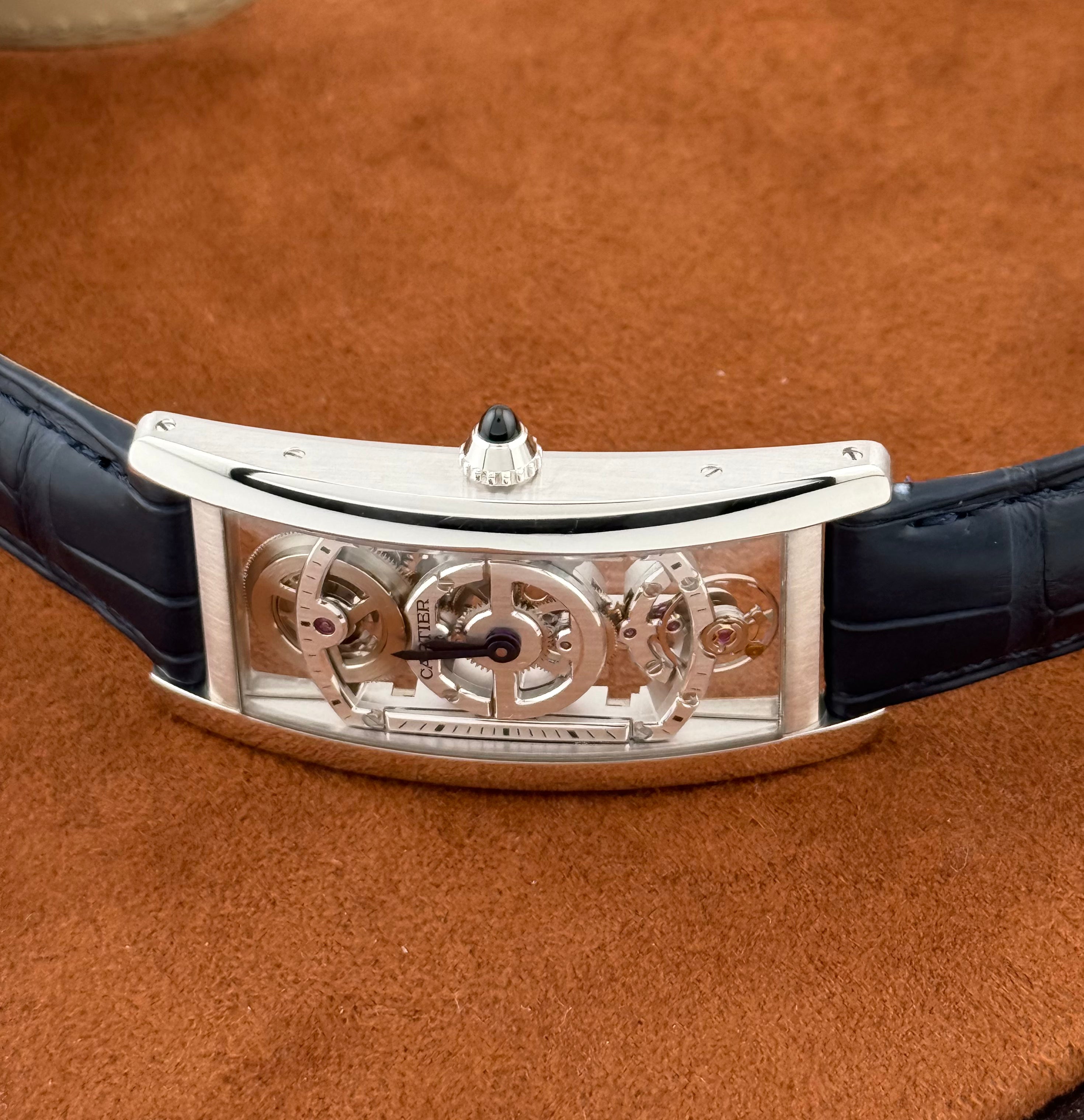 Cartier Tank Cintrée Skeleton