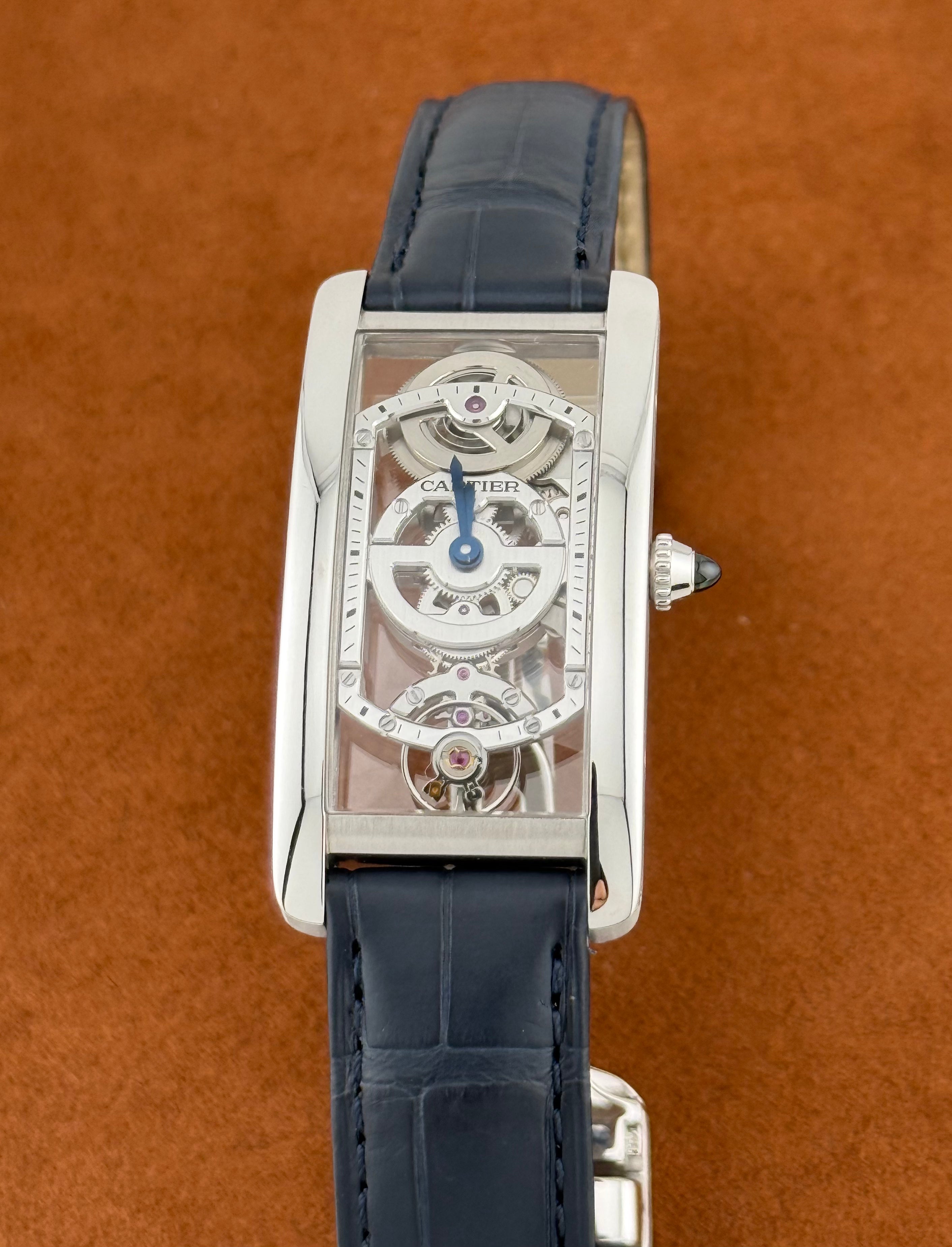 Cartier Tank Cintrée Skeleton